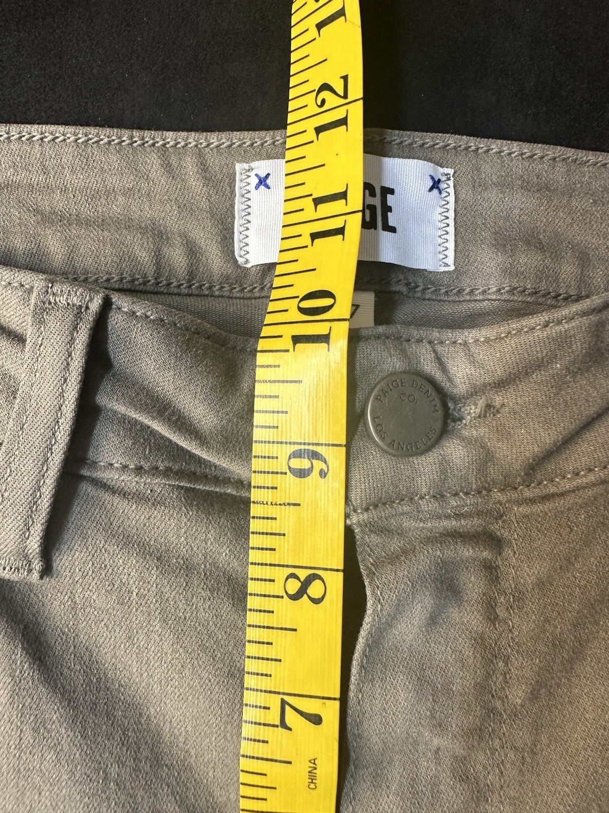 Paige Women’s Jeans Hoxton Ultra Skinny Taupe US 27 (0002)