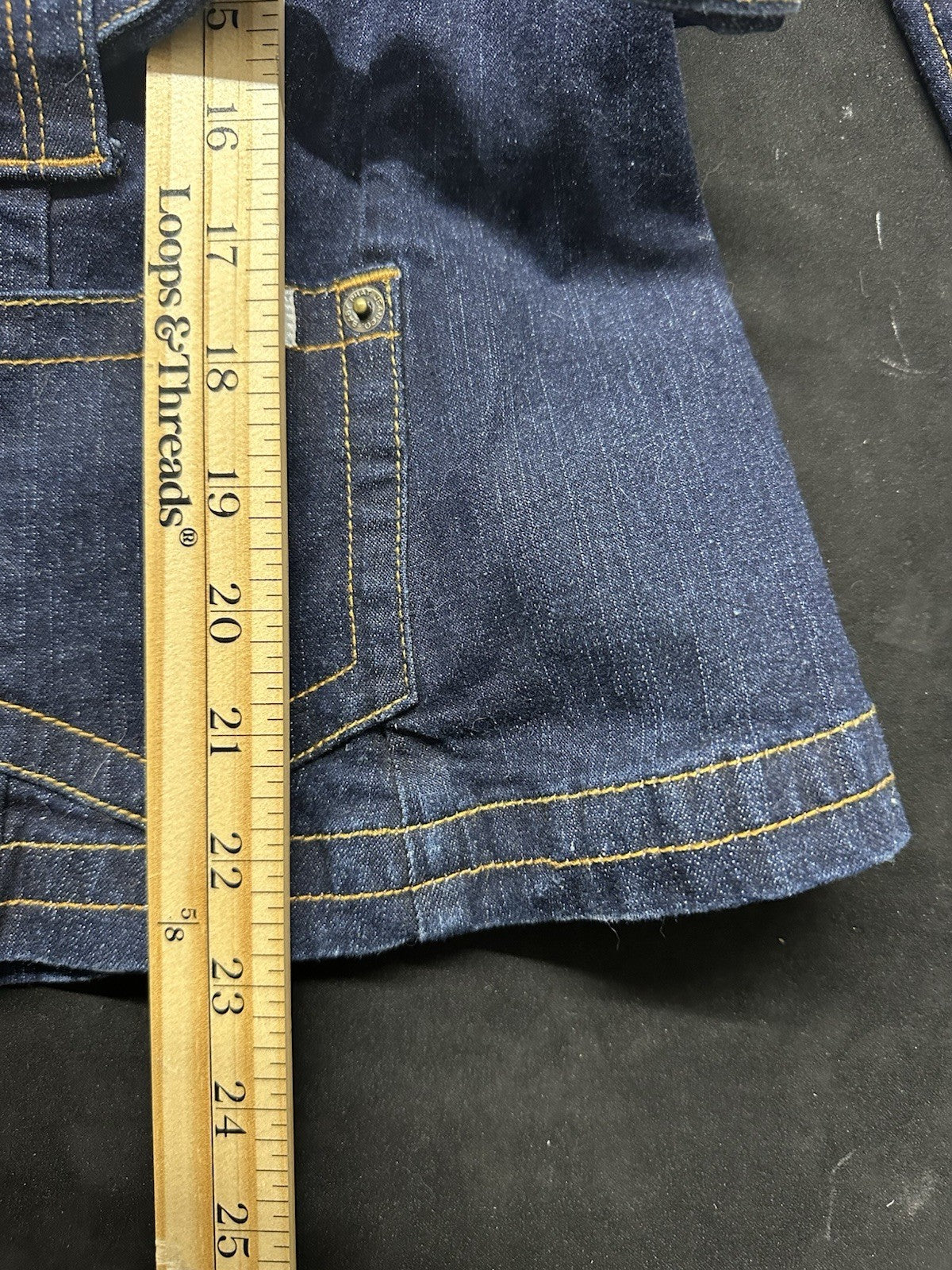 NWT Vintage Baby Phat Stretch Blue Jean Jacket Y2K Size Medium 0092