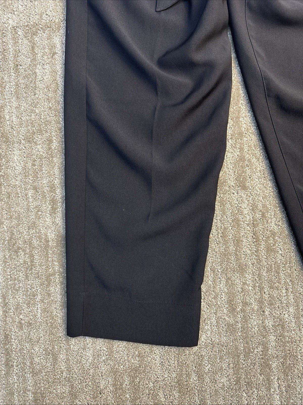Madewell Paperbag High Waisted Tie Front Dress Pants Black Size 8 (0045)