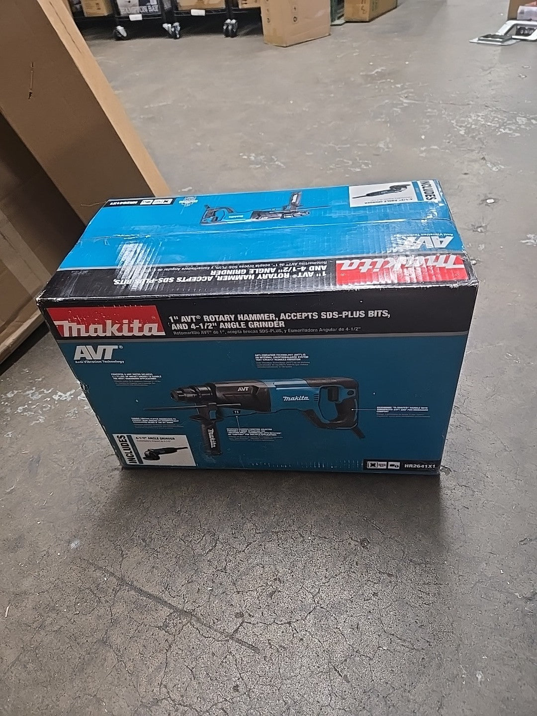 Makita HR2641X1 SDS-PLUS 3-Mode Variable Speed AVT Rotary Hammer with Case 17A