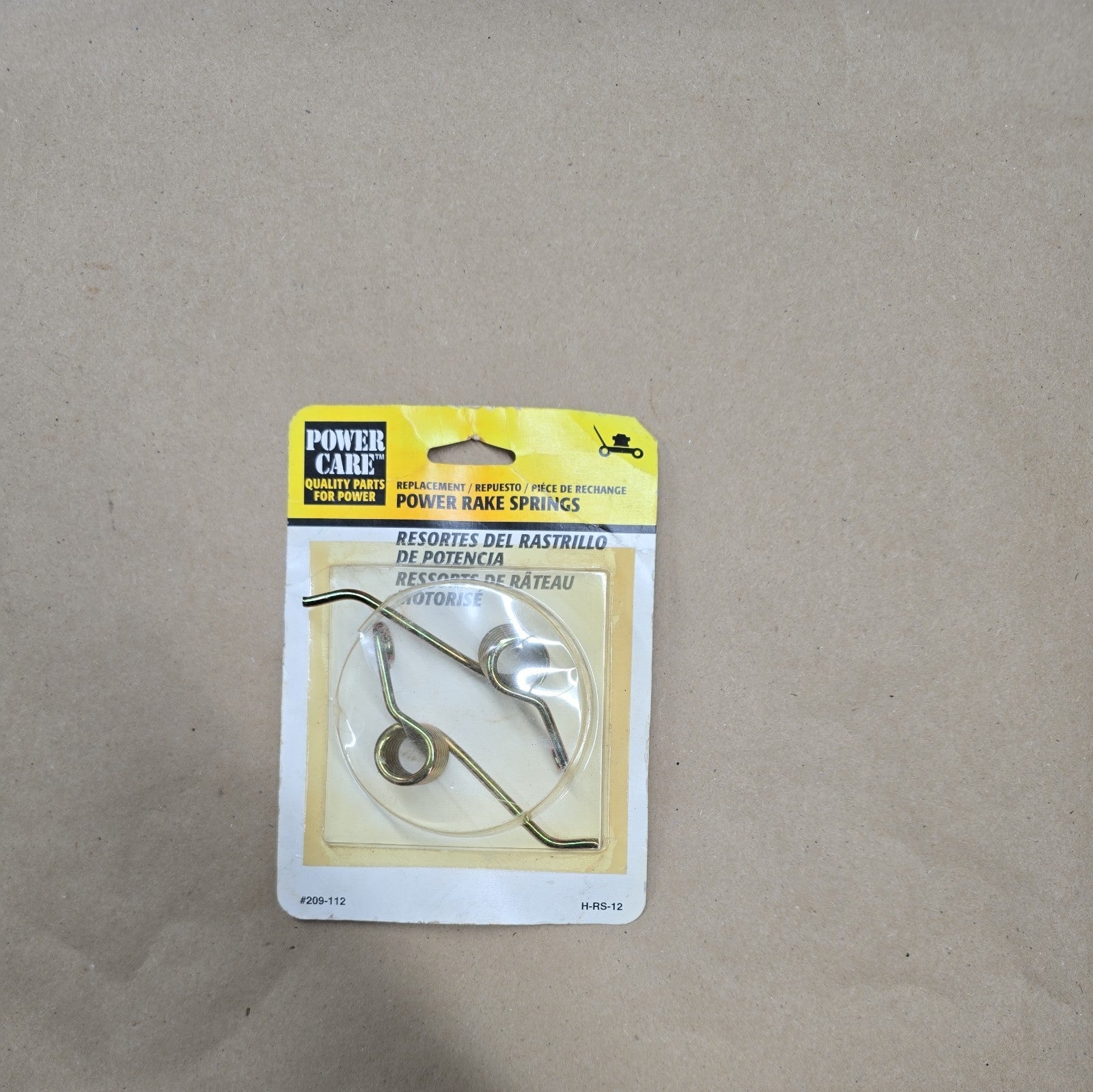 POWER RAKE SPRINGS MOWER REPLACEMENT PART NEW #209-112 H-RS-12