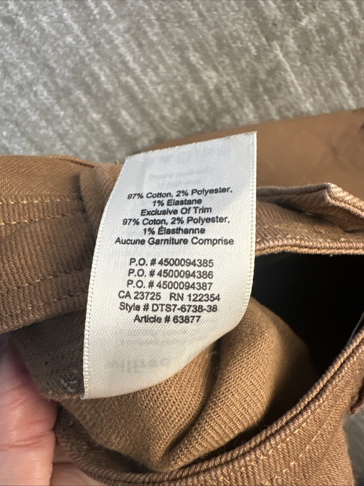 Aritzia Wilfred Free Riley Carpenter Pants Gold/Brown Size 00 (0022)