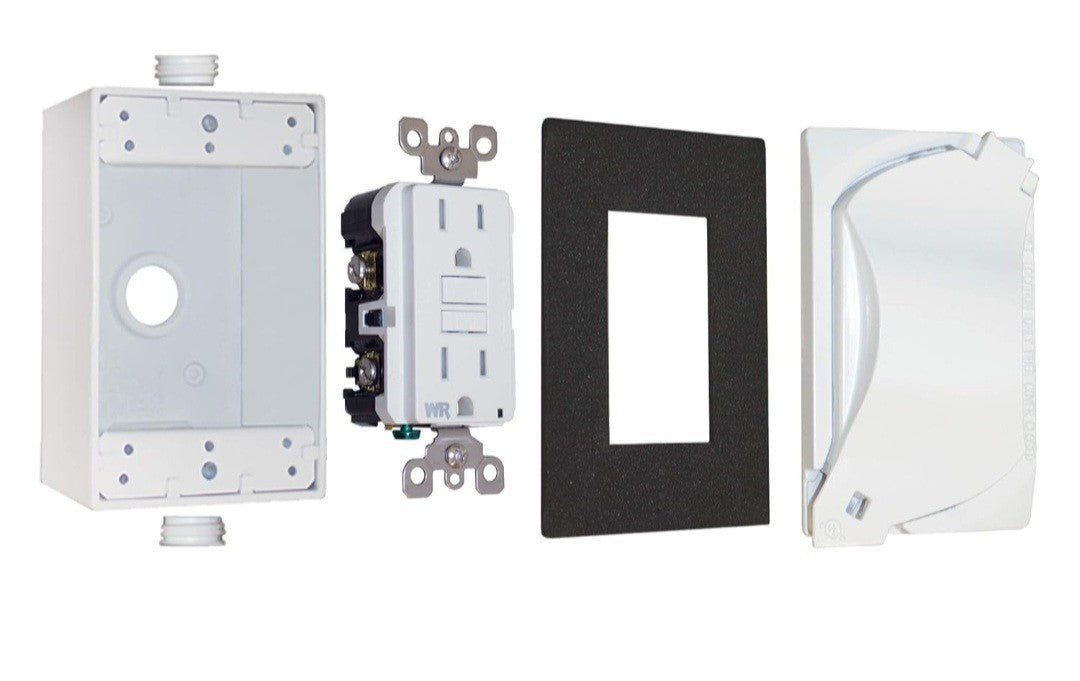 Pack of Three Sigma Engineered Solutions 16449WH TRWR GFCI 4C