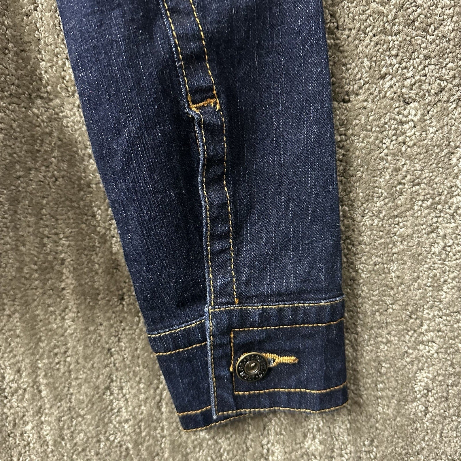 NWT Vintage Baby Phat Stretch Blue Jean Jacket Y2K Size Medium 0092