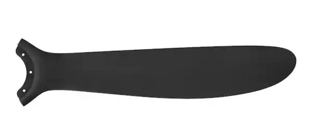 Tager 60 in. 7Matte Black Whiskey Barrel Blades Ceiling Fan+Remote