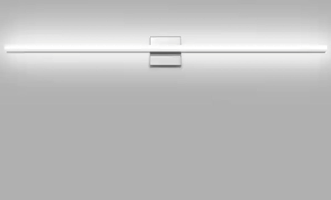 48 in. 1-Light 24-Watt 6500K Cool White Integrated LED Bathroom Vanity Light Bar