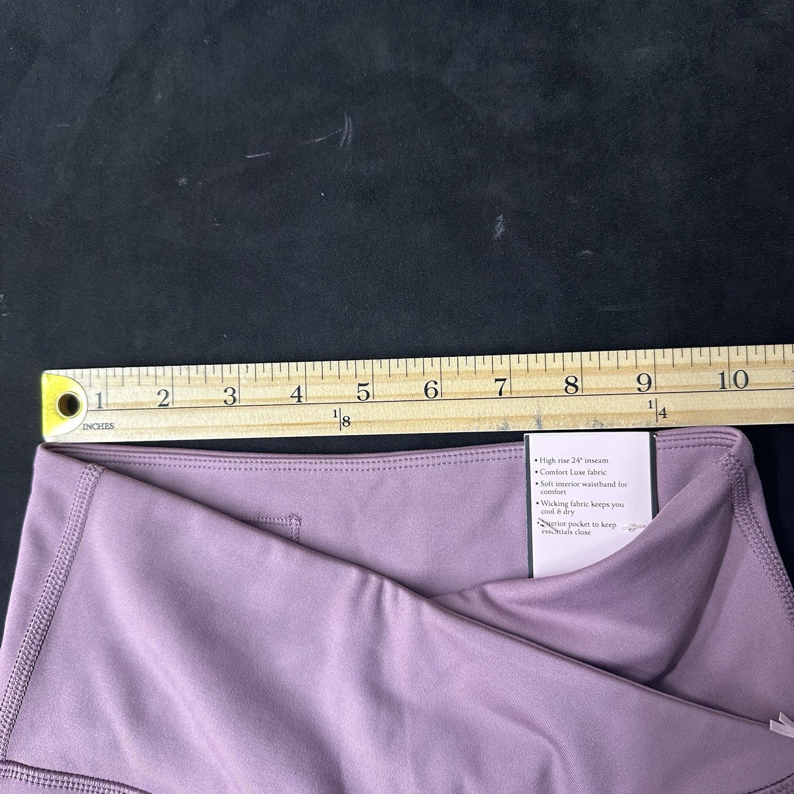 NWT Victoria’s Secret 7/8 Length Size 4 High Rise Leggings Light Purple 0079