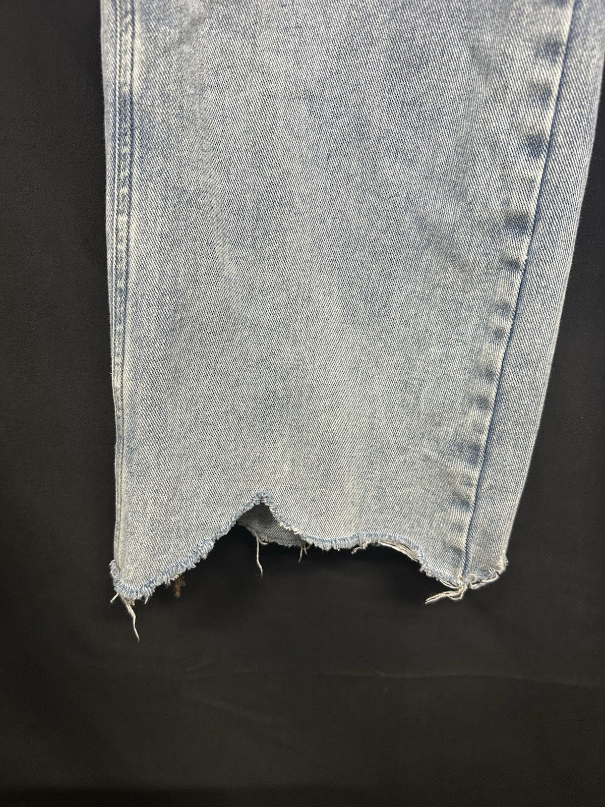 PACSUN Wide Baggy Jean US 29 Raw Hem Button Fly (0043)