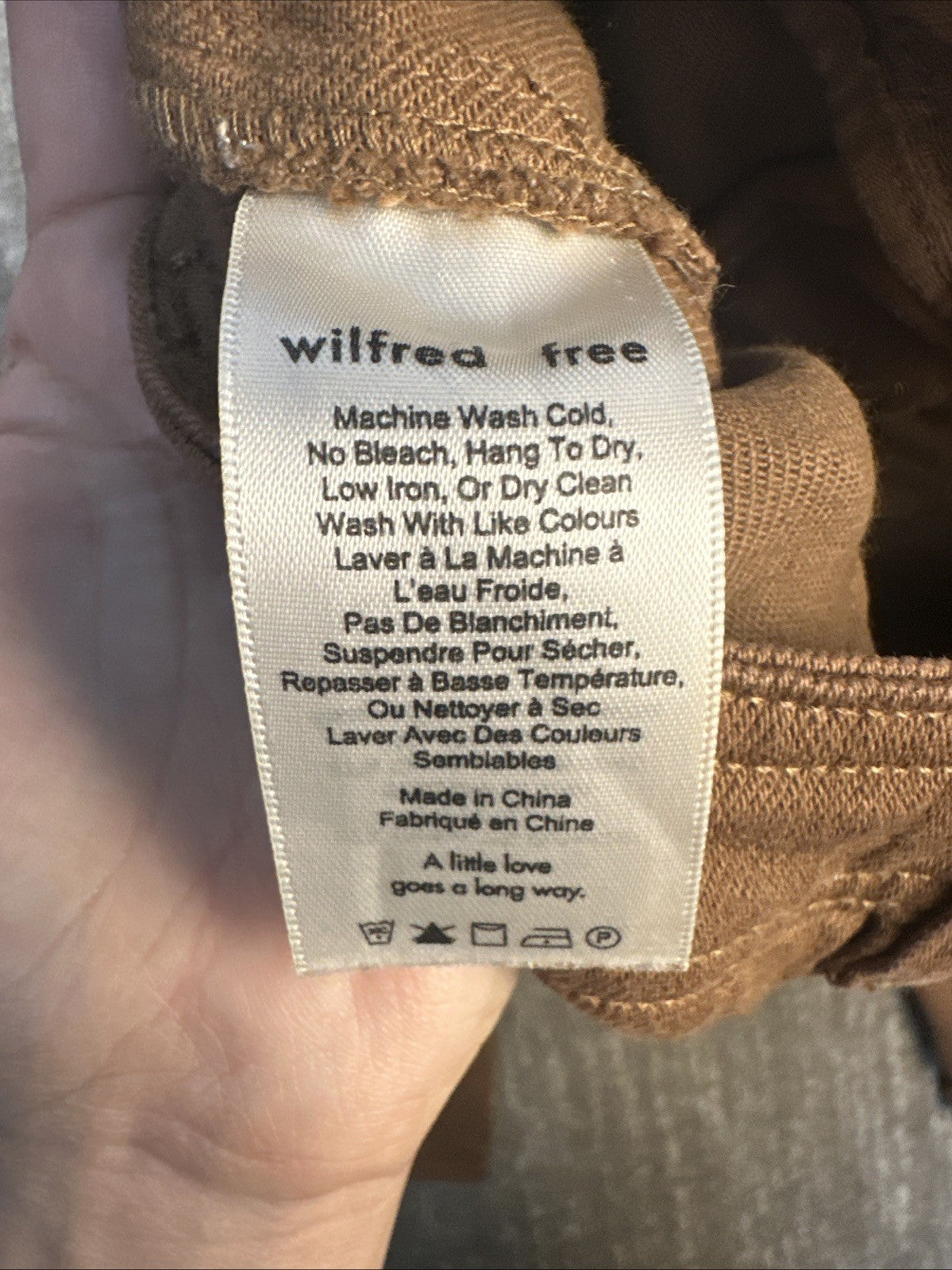 Aritzia Wilfred Free Riley Carpenter Pants Gold/Brown Size 00 (2.2)