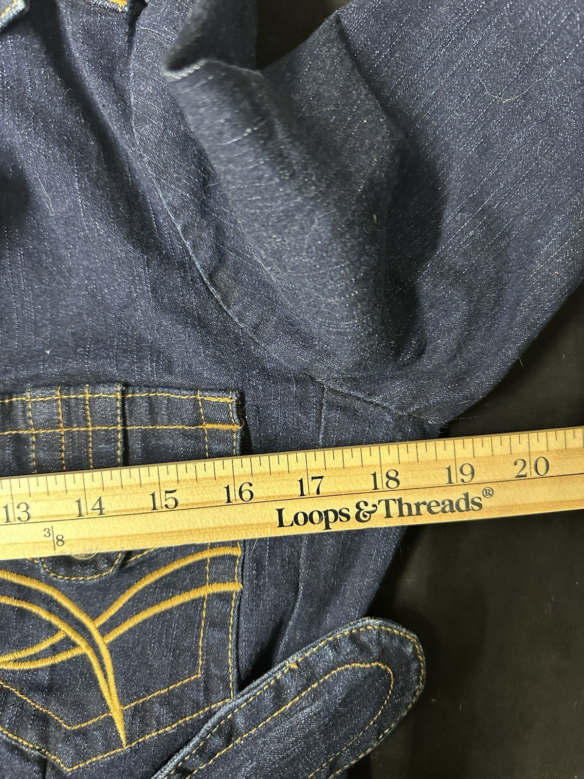 NWT Vintage Baby Phat Stretch Blue Jean Jacket Y2K Size Medium 0092