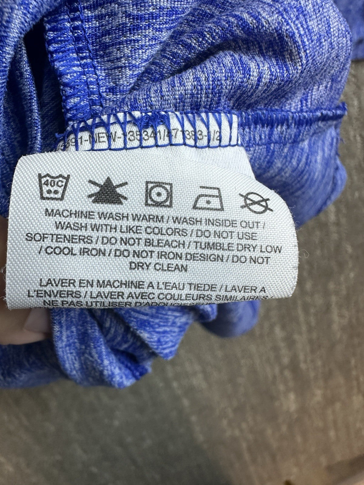 Nike Dri-Fit Running Blue Ski Mask Long Sleeve Thin Hooded Shirt Women’s Medium