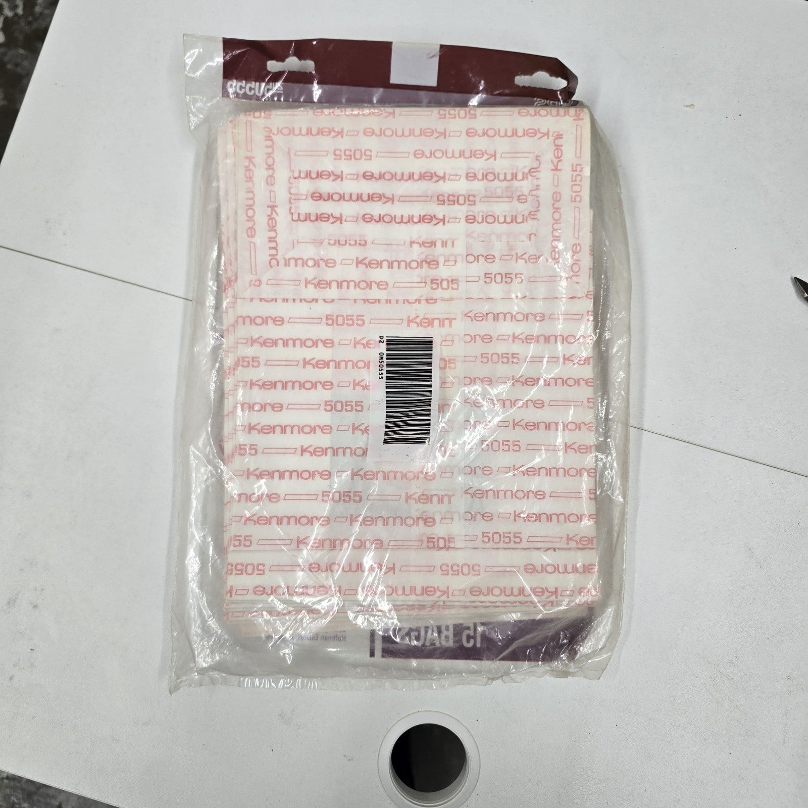 KENMORE/SEARS CANISTER VACUUM BAGS SEALED PACKAGE 15 BAGS NEW 6a