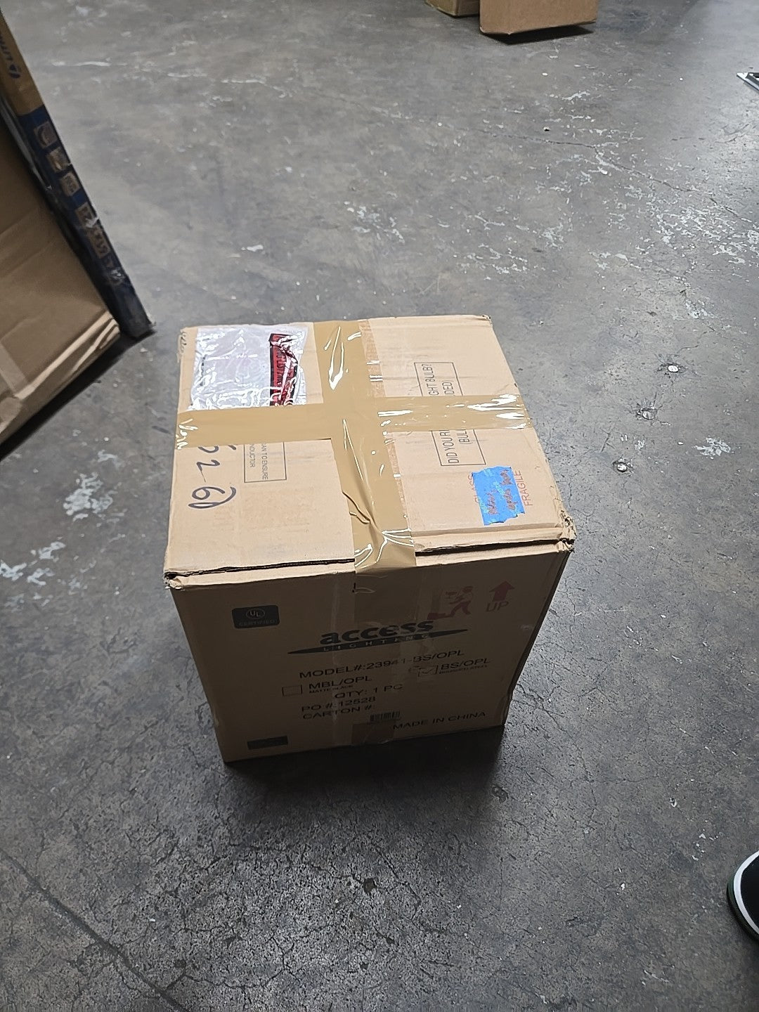 Pearl 1-Light Brushed Steel Standard Pendant Light with Glass Shade. 13D