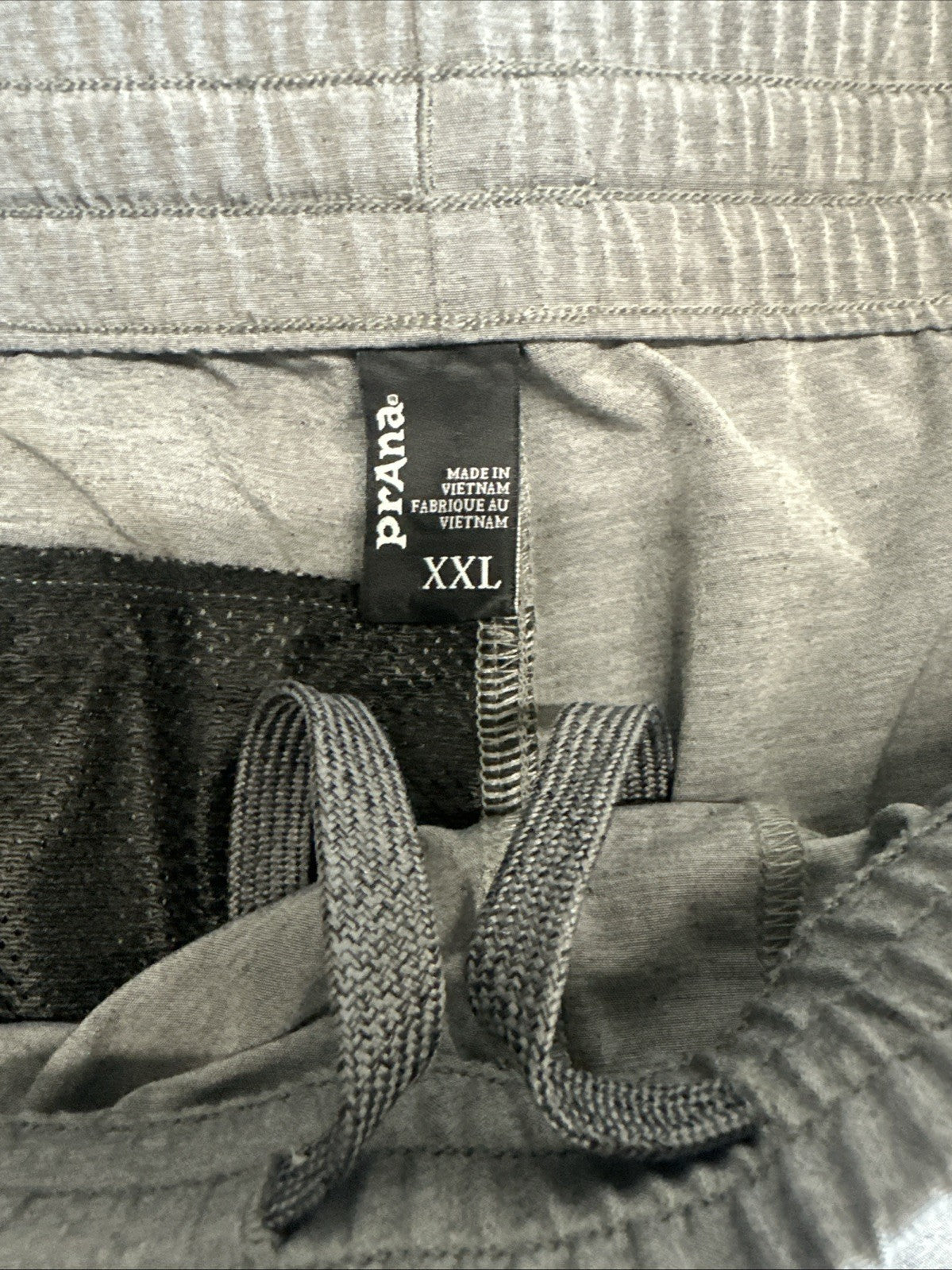 Prana Pants MENS XXL West Edge Joggers Drawstring Athleisure Stretch Hiking Gray