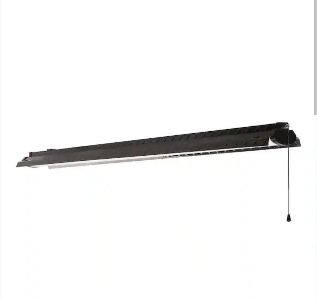 Metalux SHP 46.5 in. Black Integrated LED Shop Light 4000K in Cool White 15B