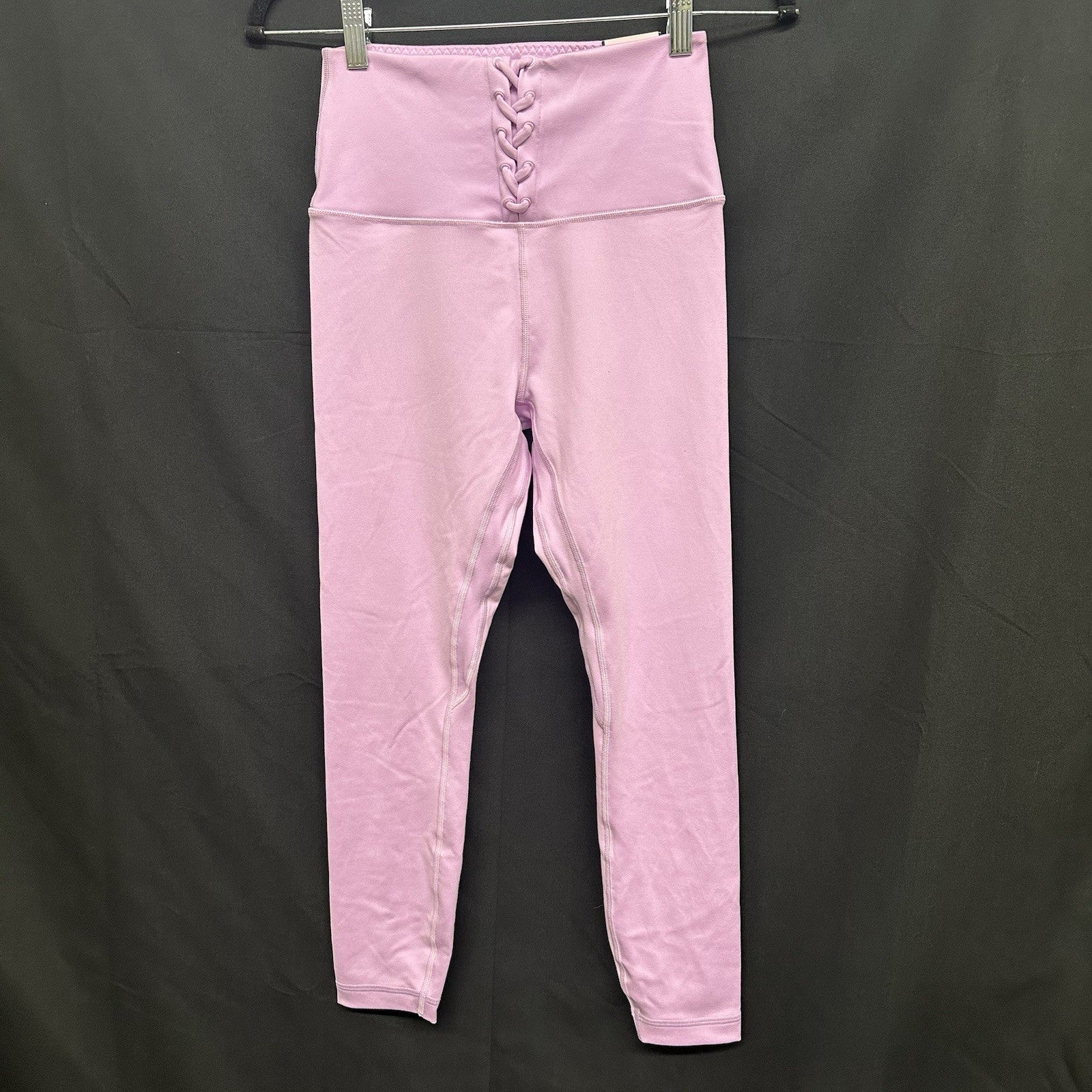 Victoria's Secret Yoga Pants Leggings Black Size 6 Size 7/8 Length NWT 0080