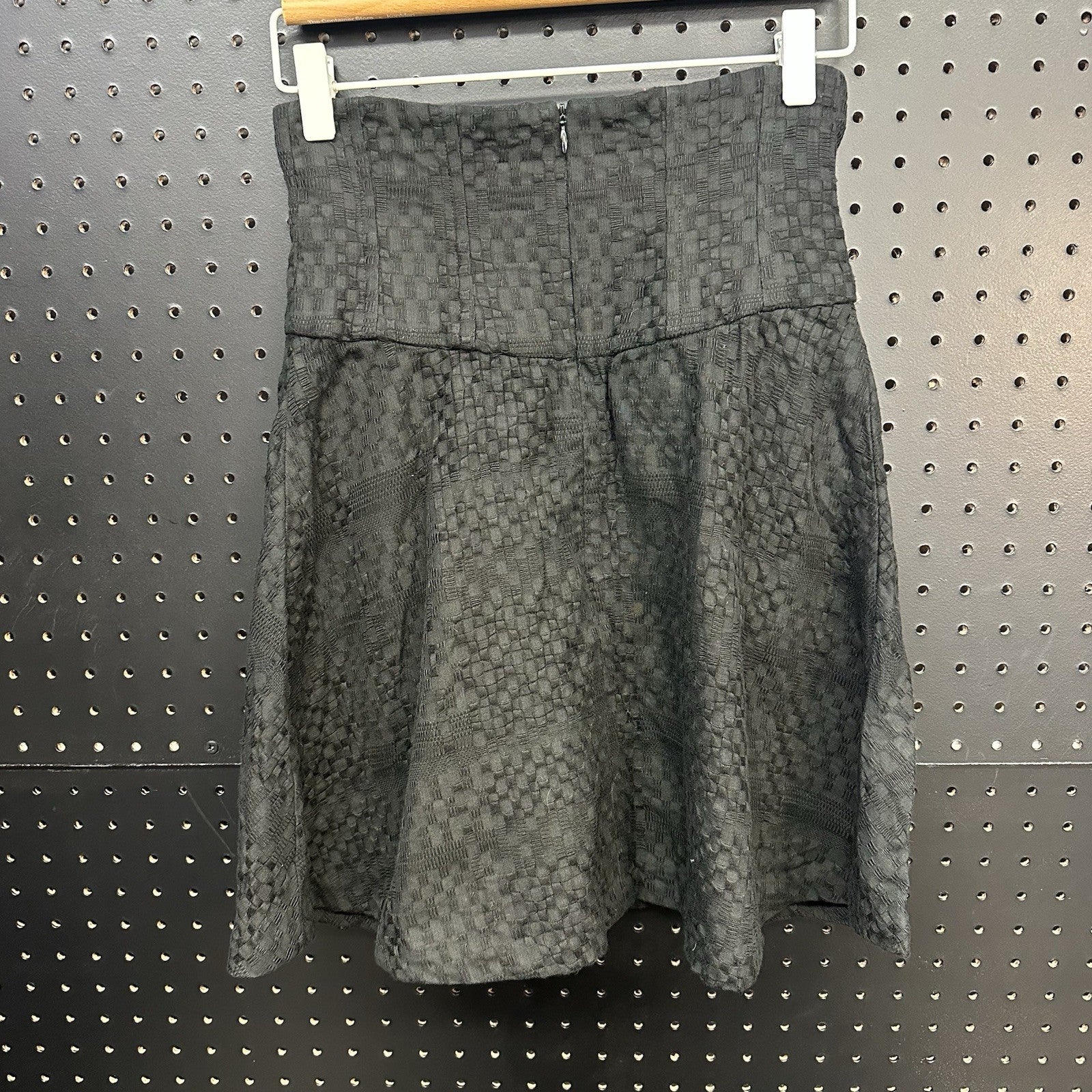 Rachel Comey Women’s Embossed Flare Black Skirt 2002 Y2K NWT $410