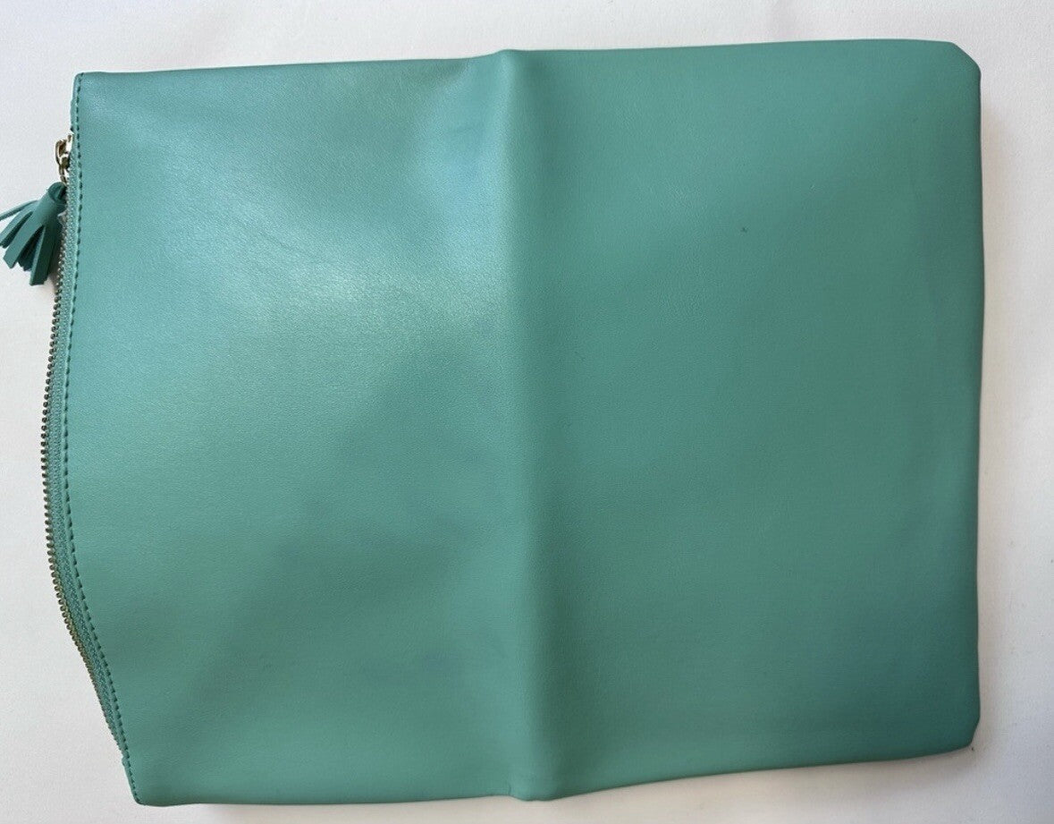 Rachel Pally- Reversible Clutch Bag Purse -Tropical Floral Coral Turquoise New