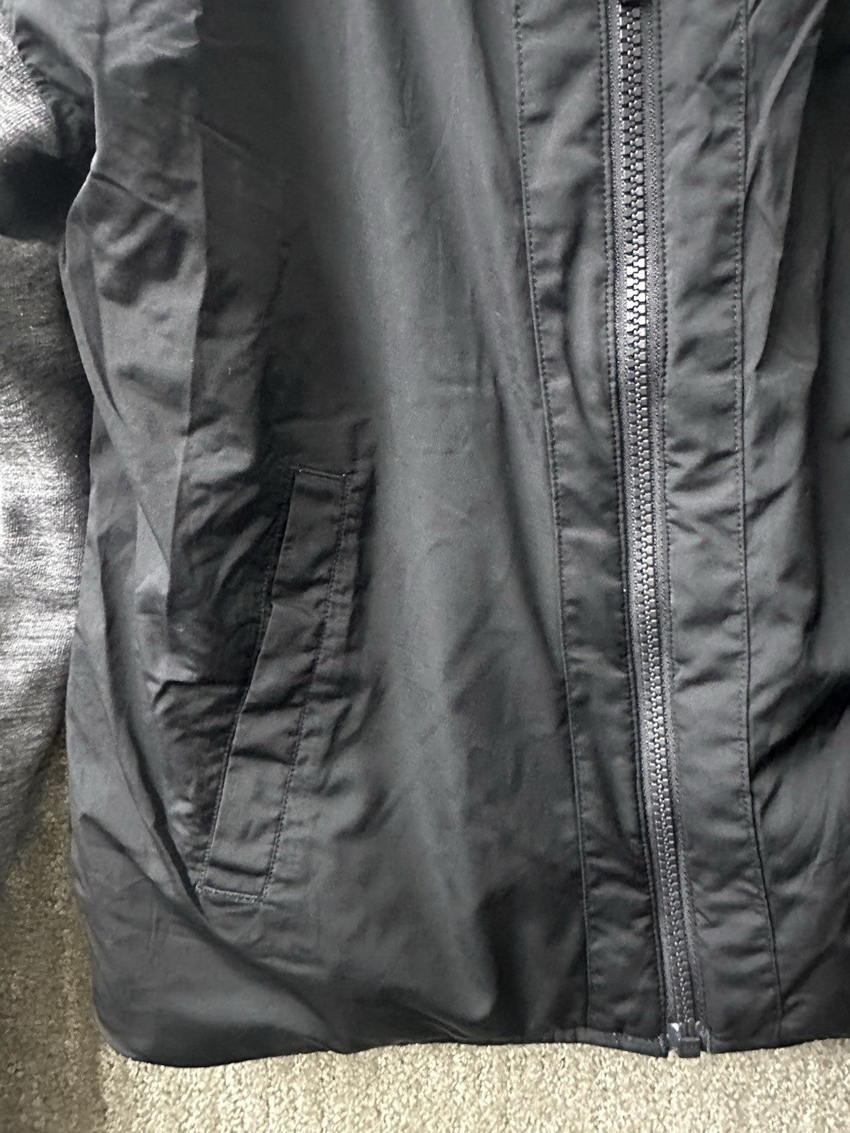 Lululemon Forever Warm Jacket Heathered Core Dark Grey Size 4 See Pics* Reverse