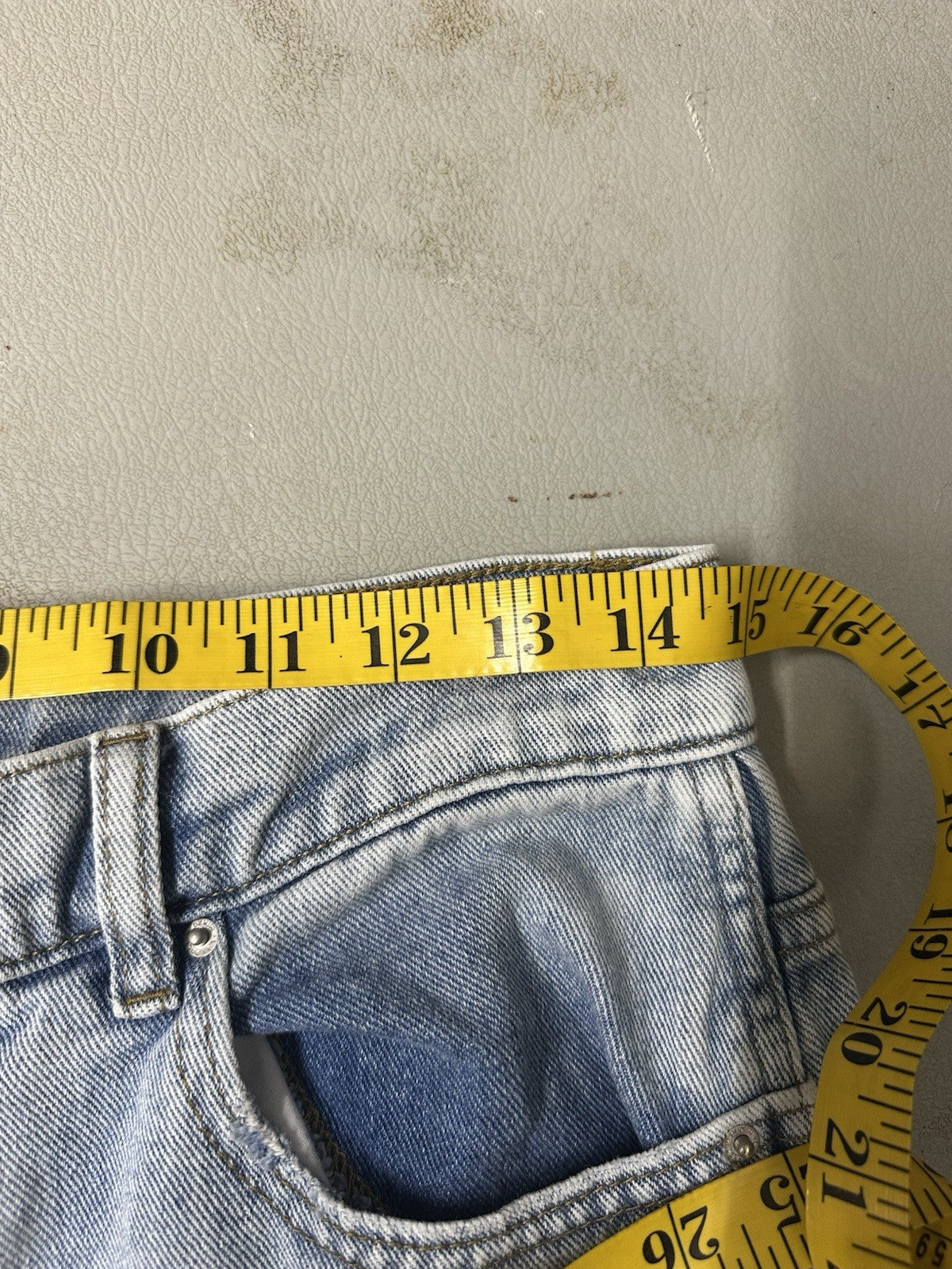 PACSUN Wide Baggy Jean US 29 Raw Hem Button Fly (0043)