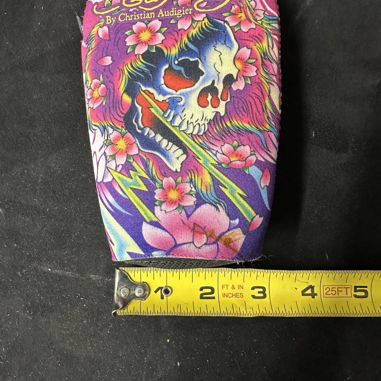 New Ed Hardy Colorful Reusable Bottle Insulator Sleeve by Christian Audigier 6b