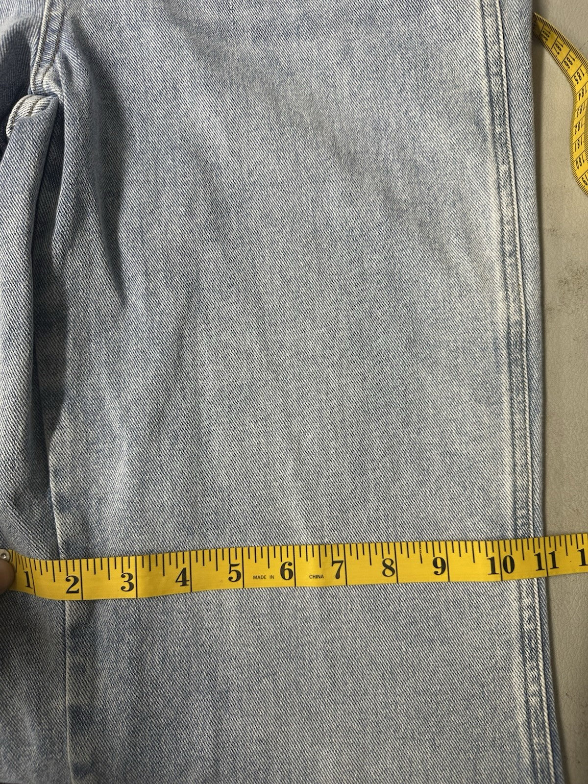 PACSUN Wide Baggy Jean US 29 Raw Hem Button Fly (0043)