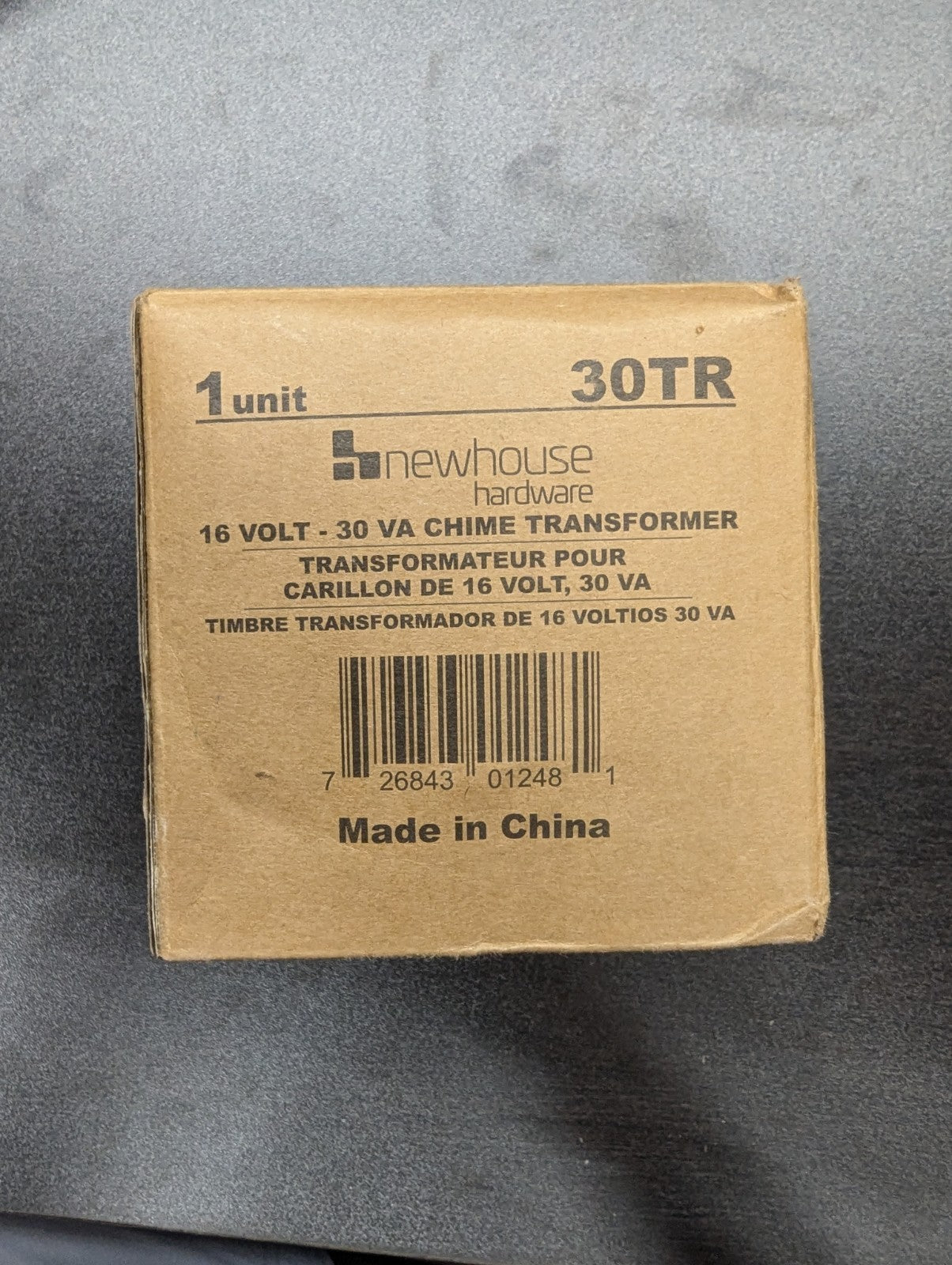 Newhouse Hardware 30TR 16 Volt 30va Chime Transformer (1C)