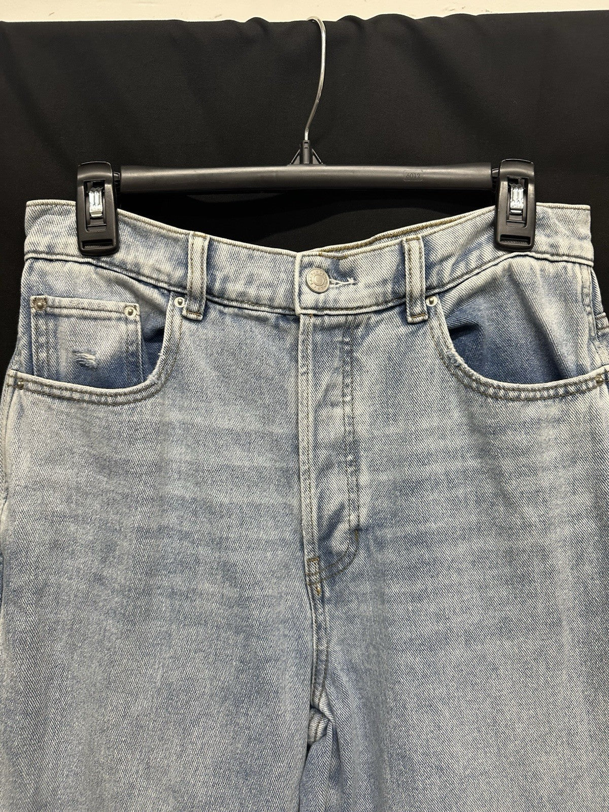 PACSUN Wide Baggy Jean US 29 Raw Hem Button Fly (0043)