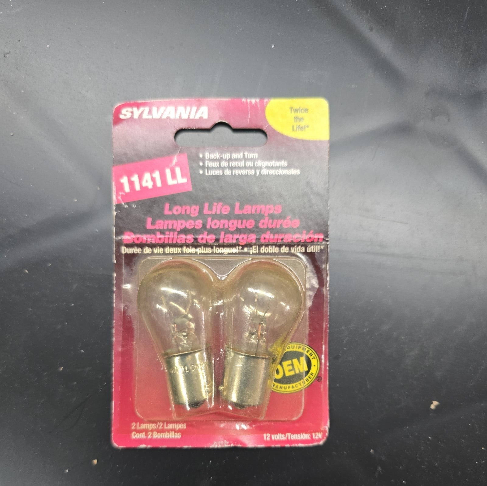 Sylvania 1141 Long Life Light Bulbs - Pack of 2 - P/N: 36405 Type 1141LL