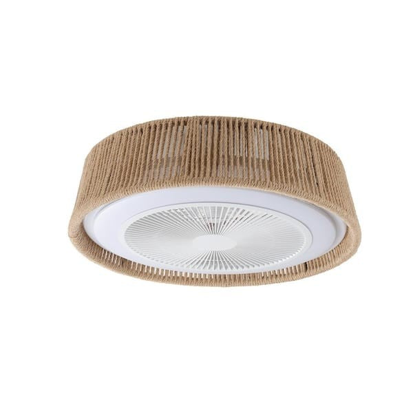 Sunpez 21 in. Ceiling Fan with Light Bohemian Style LED Dimmable, Remote 17A