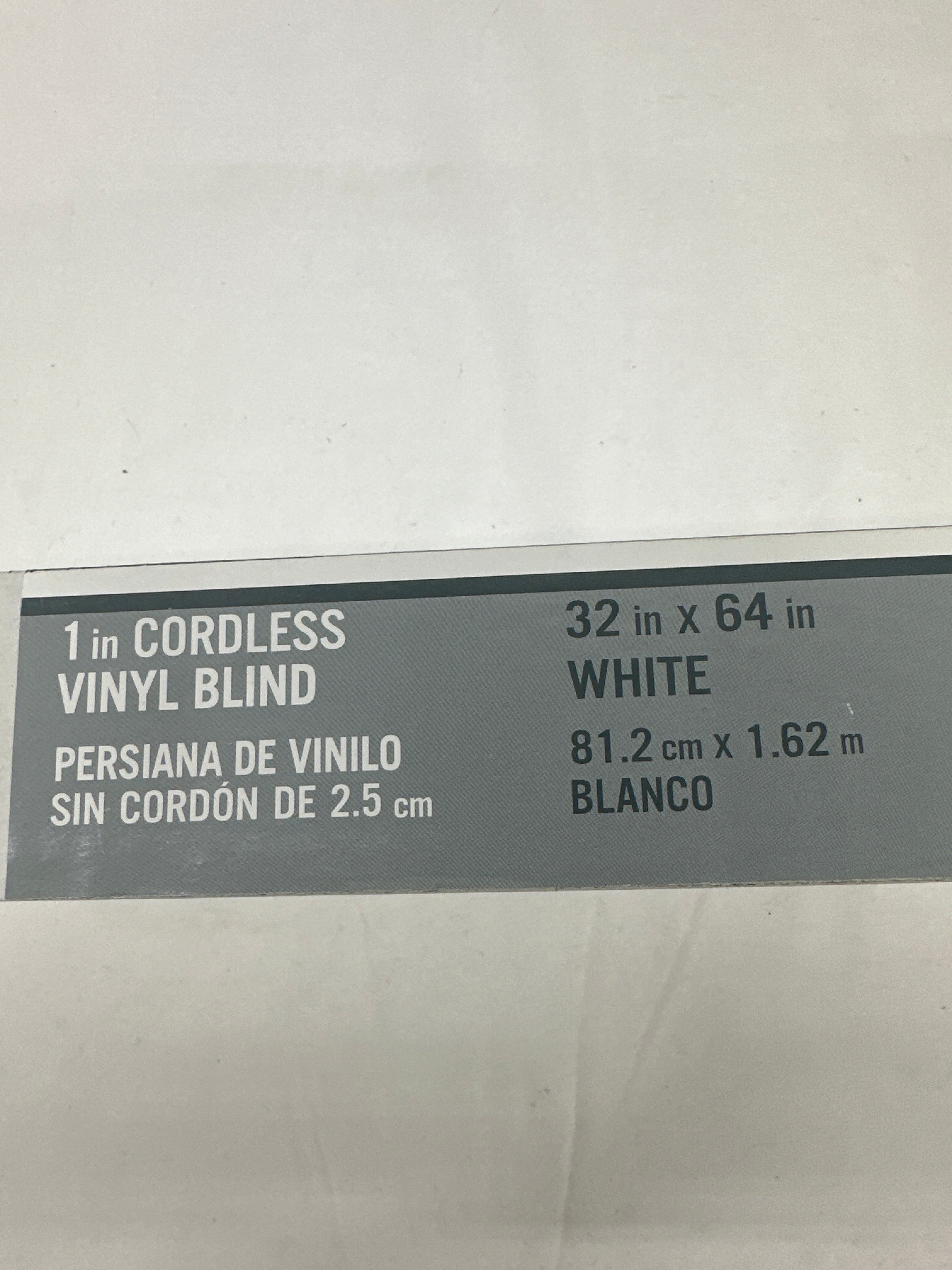 1 in Cordless Vinyl Blinds
