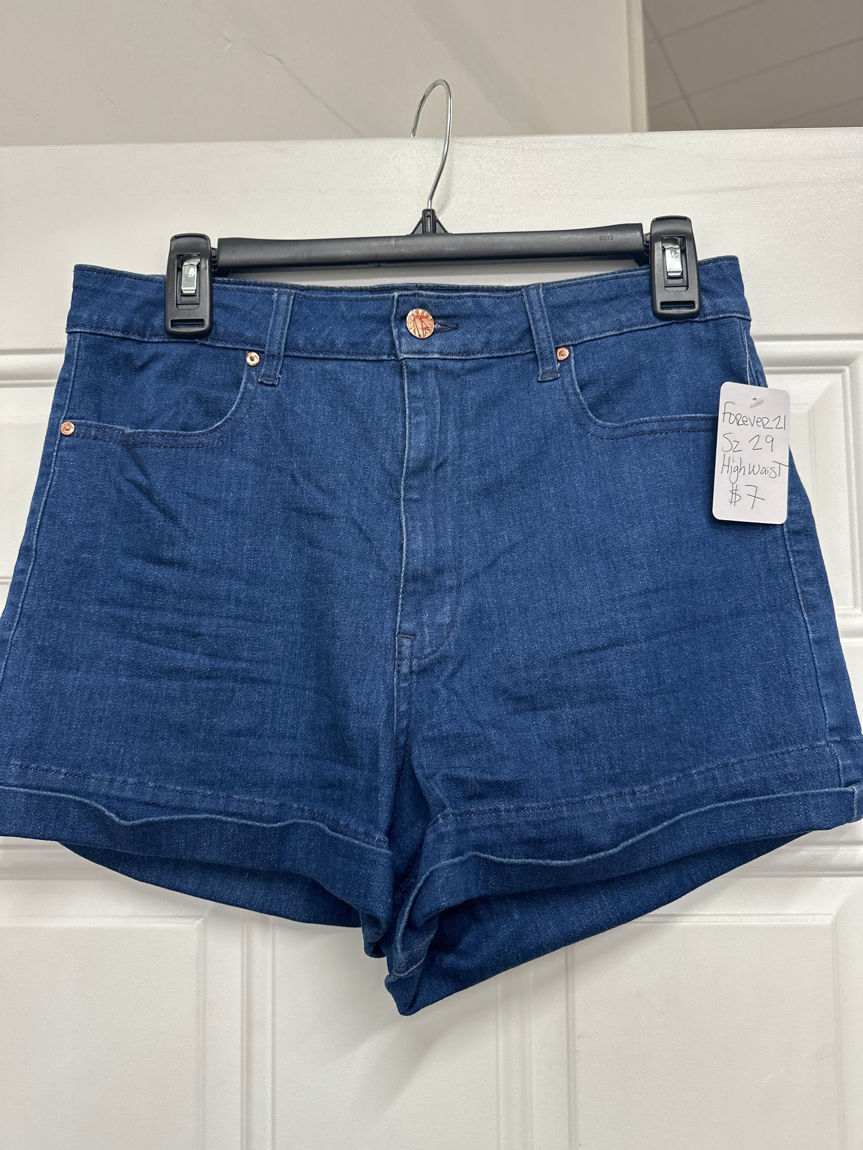 Forever 21 High Waist Shorts- Size 29