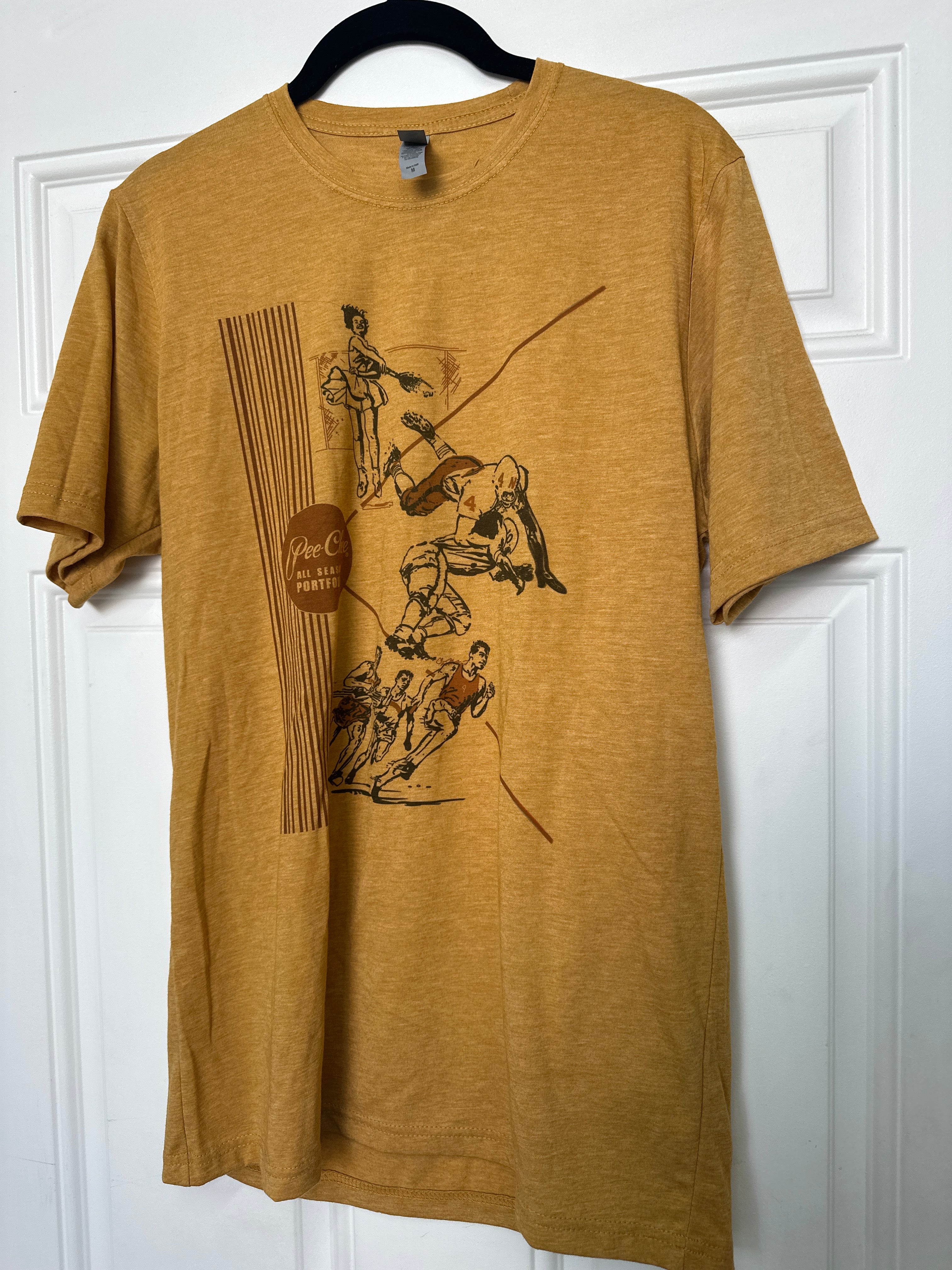 Old school 70s-80s Print Tee Unisex Med