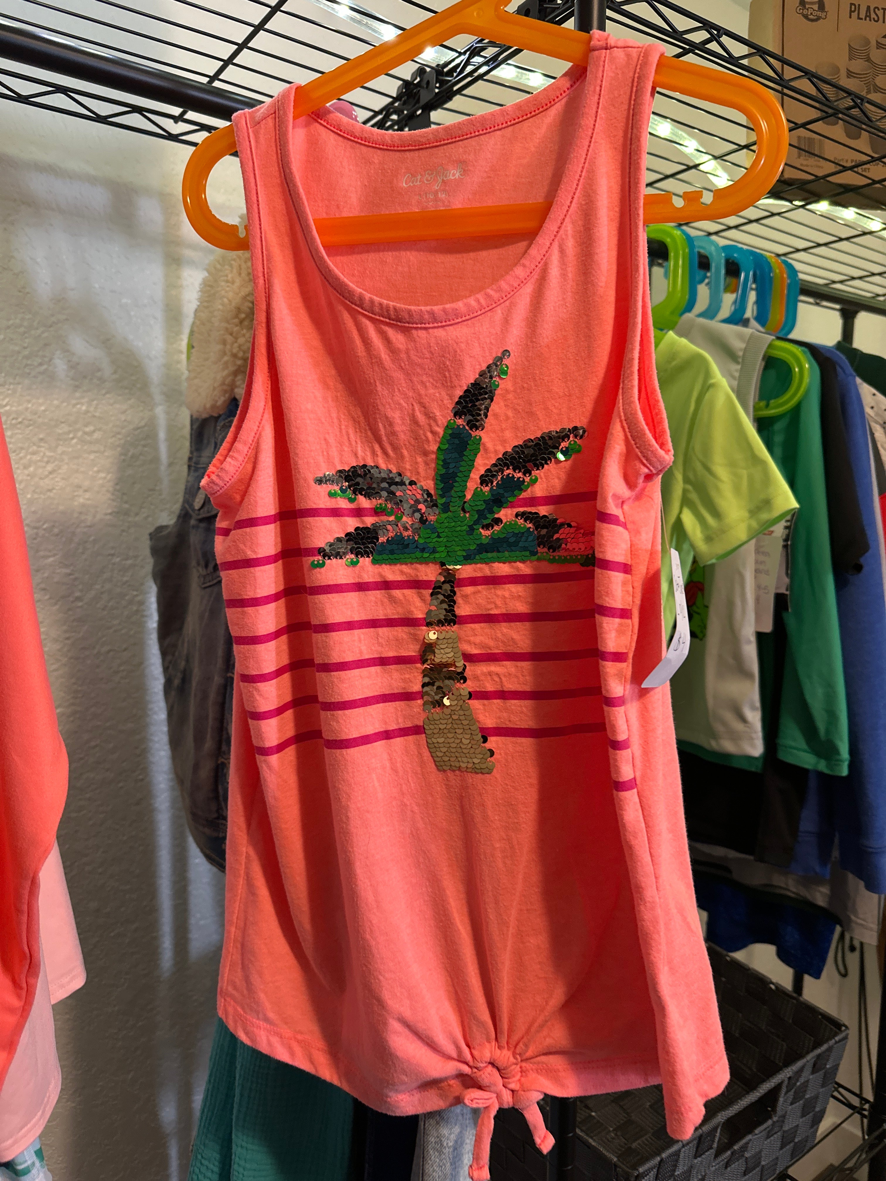 Kids Cat & Jack Tank Lg 10/12