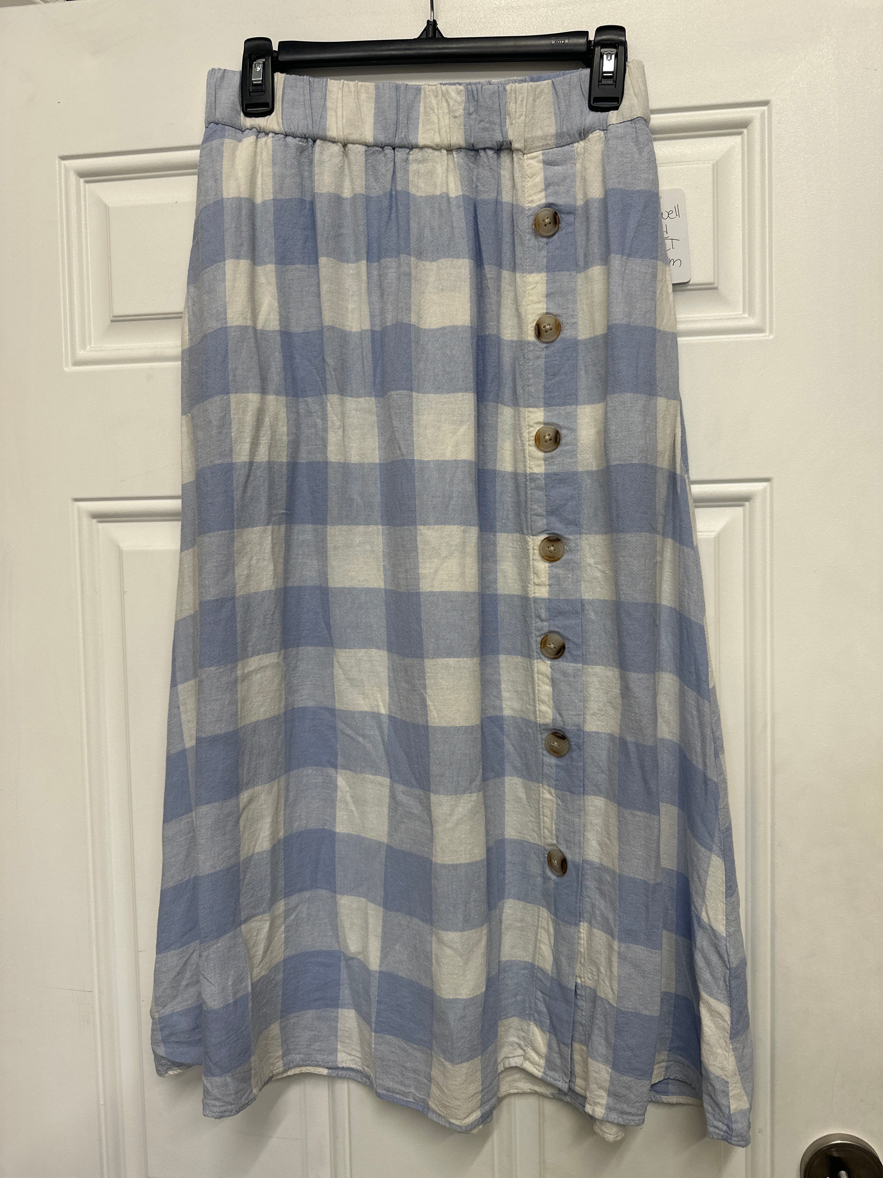 Madewell Plaid Long Skirt- Sz Small