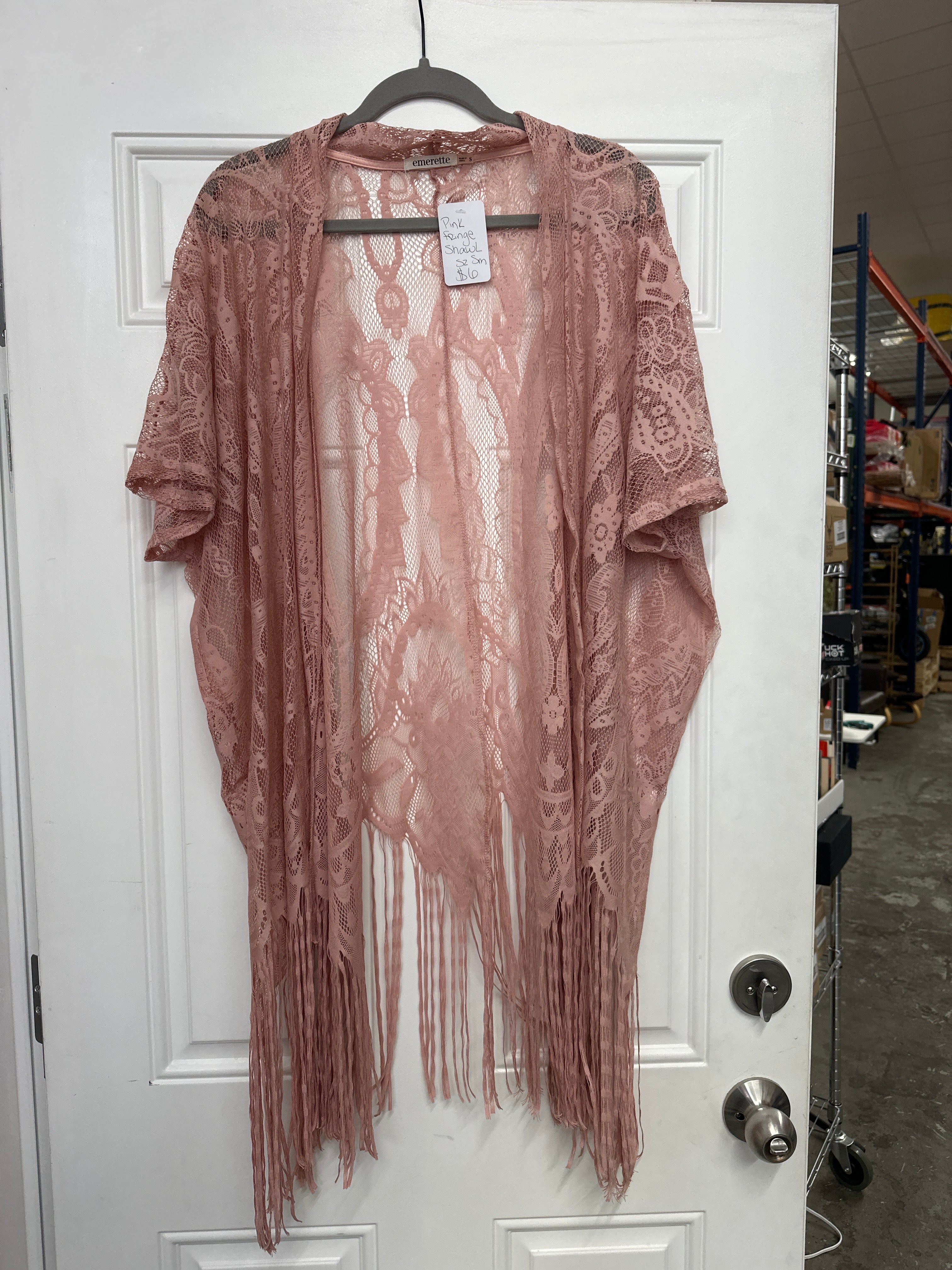 Emerette Fringe Shawl- Small