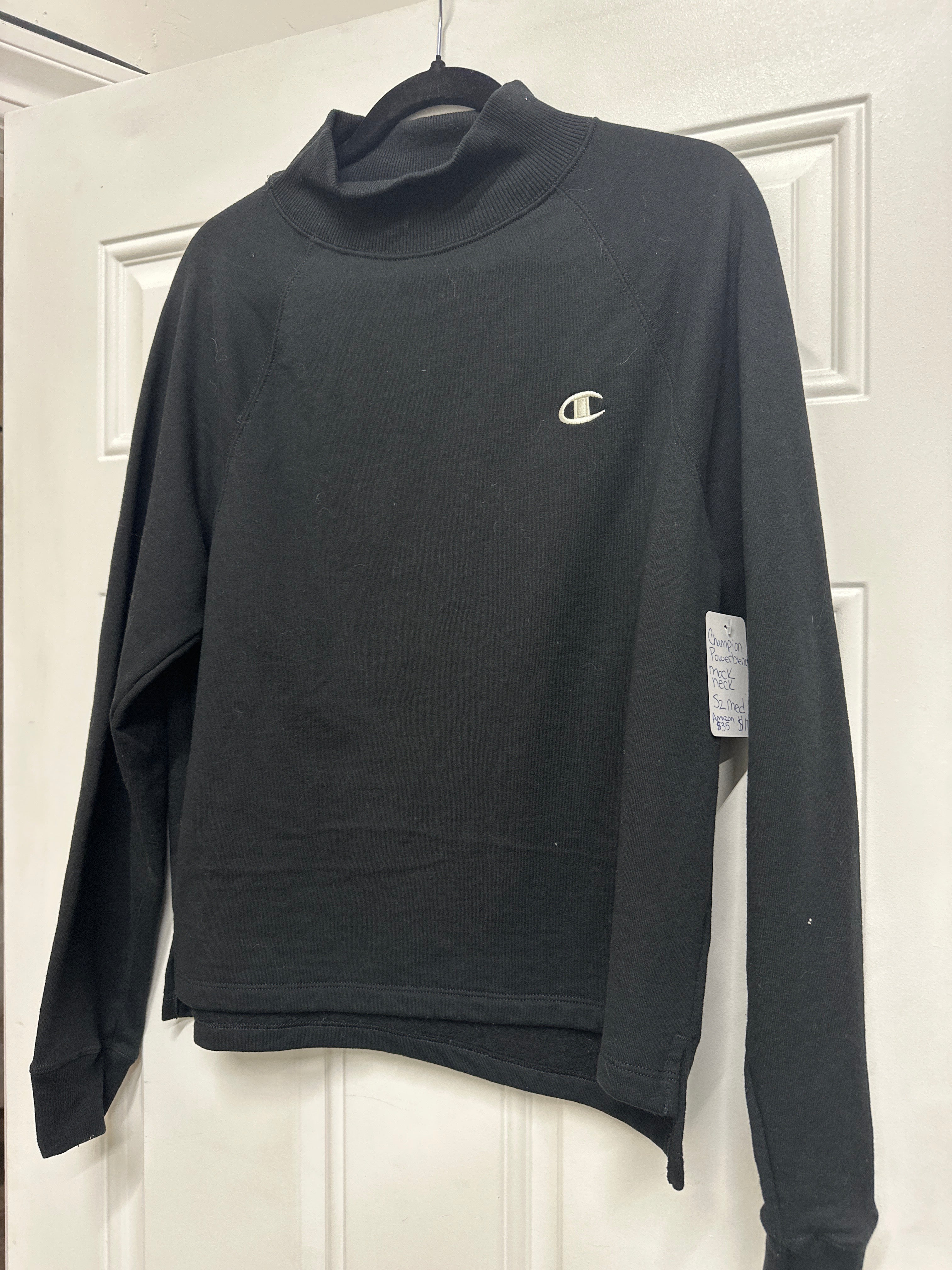 Champion Powerblend Mock Neck-Med