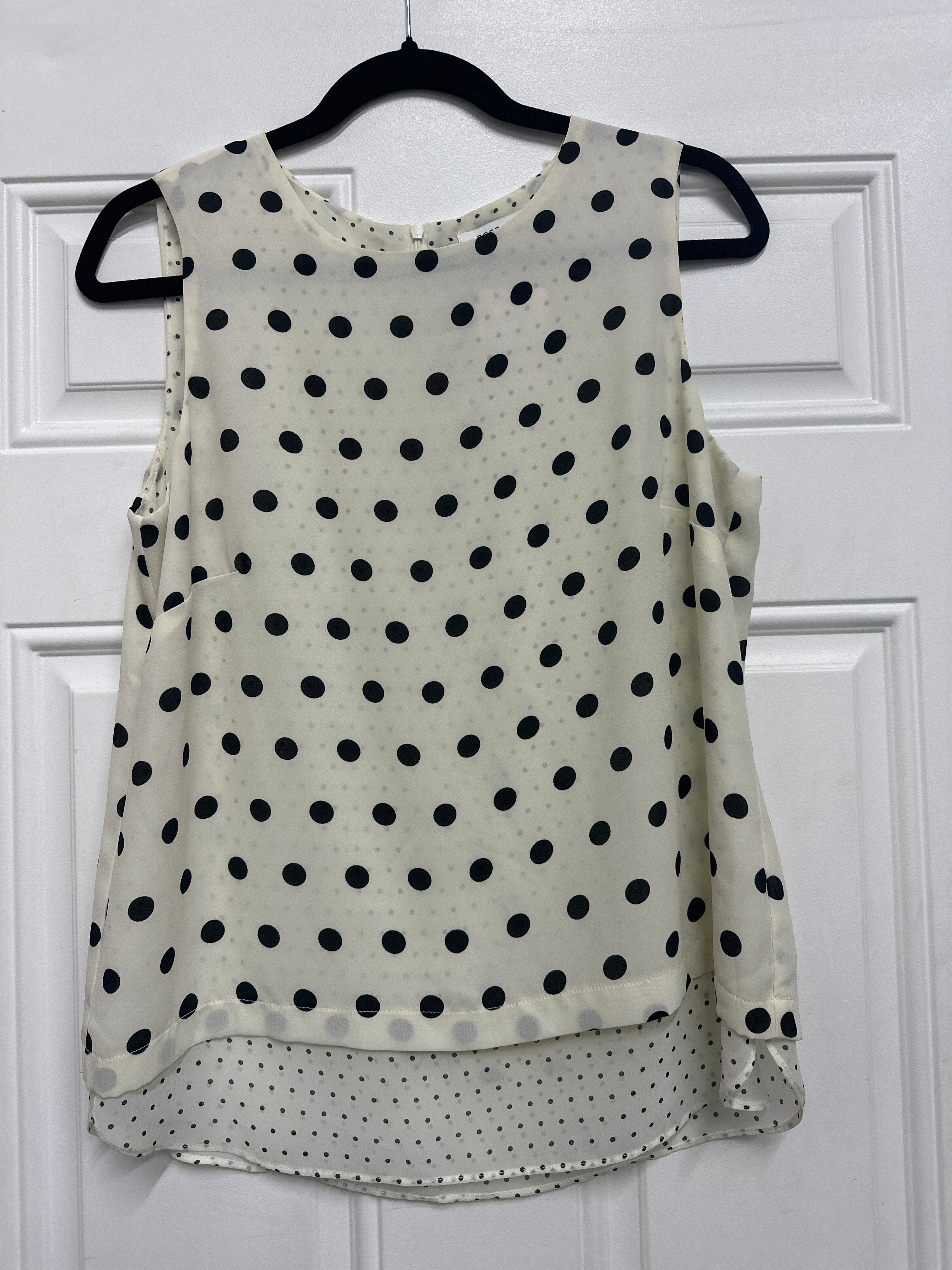 Rose & Olive Sheer Tank-Med