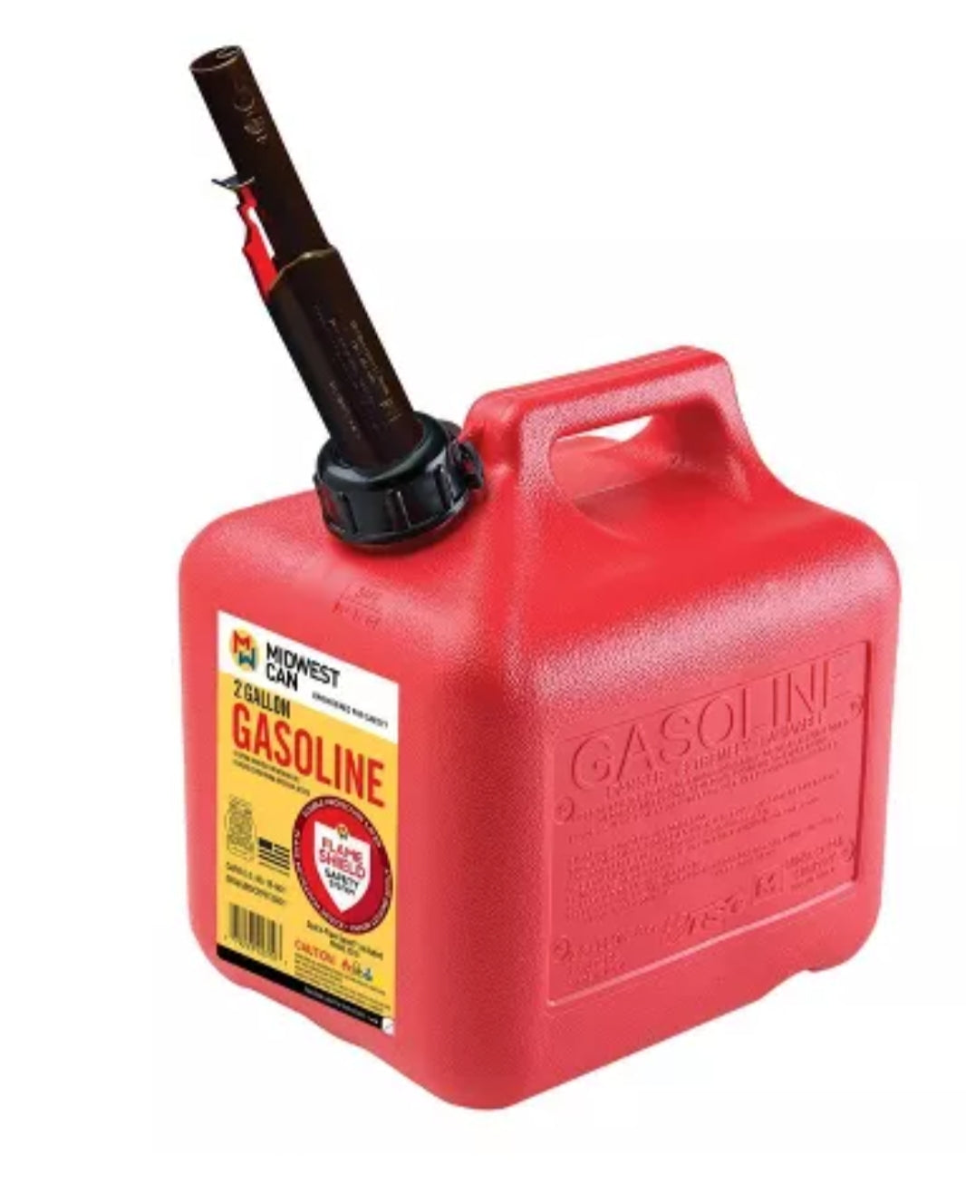 Midwest Can 2gal Gas Can Red Midwest Can