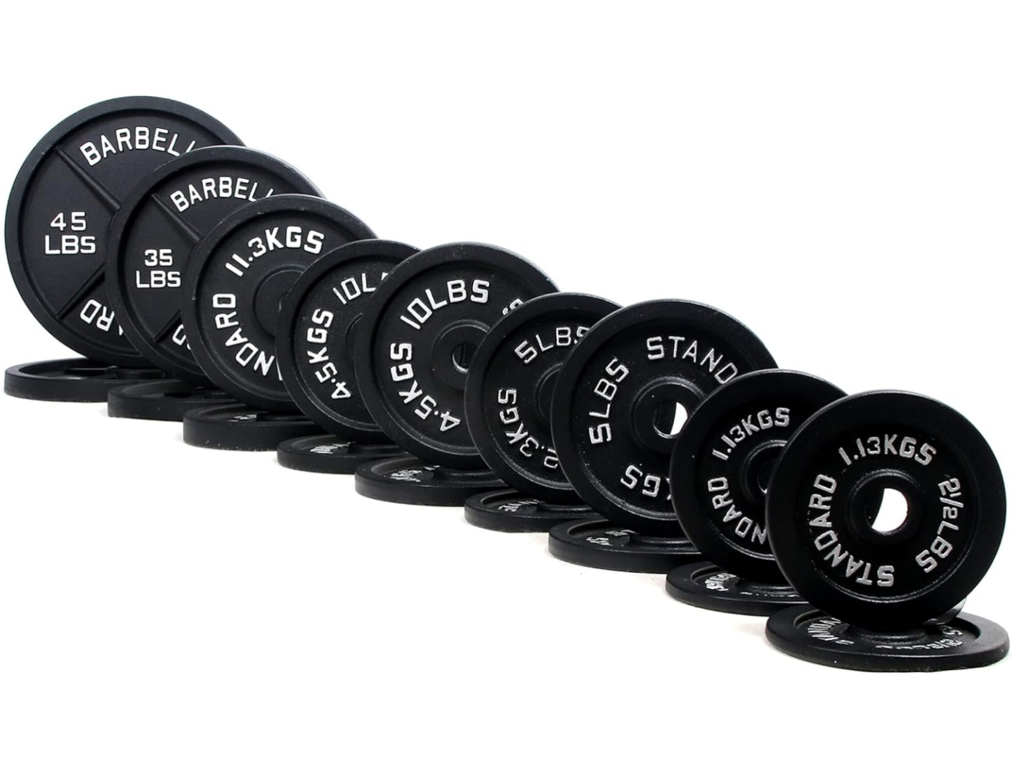 280lb Olympic Weight Plate Set