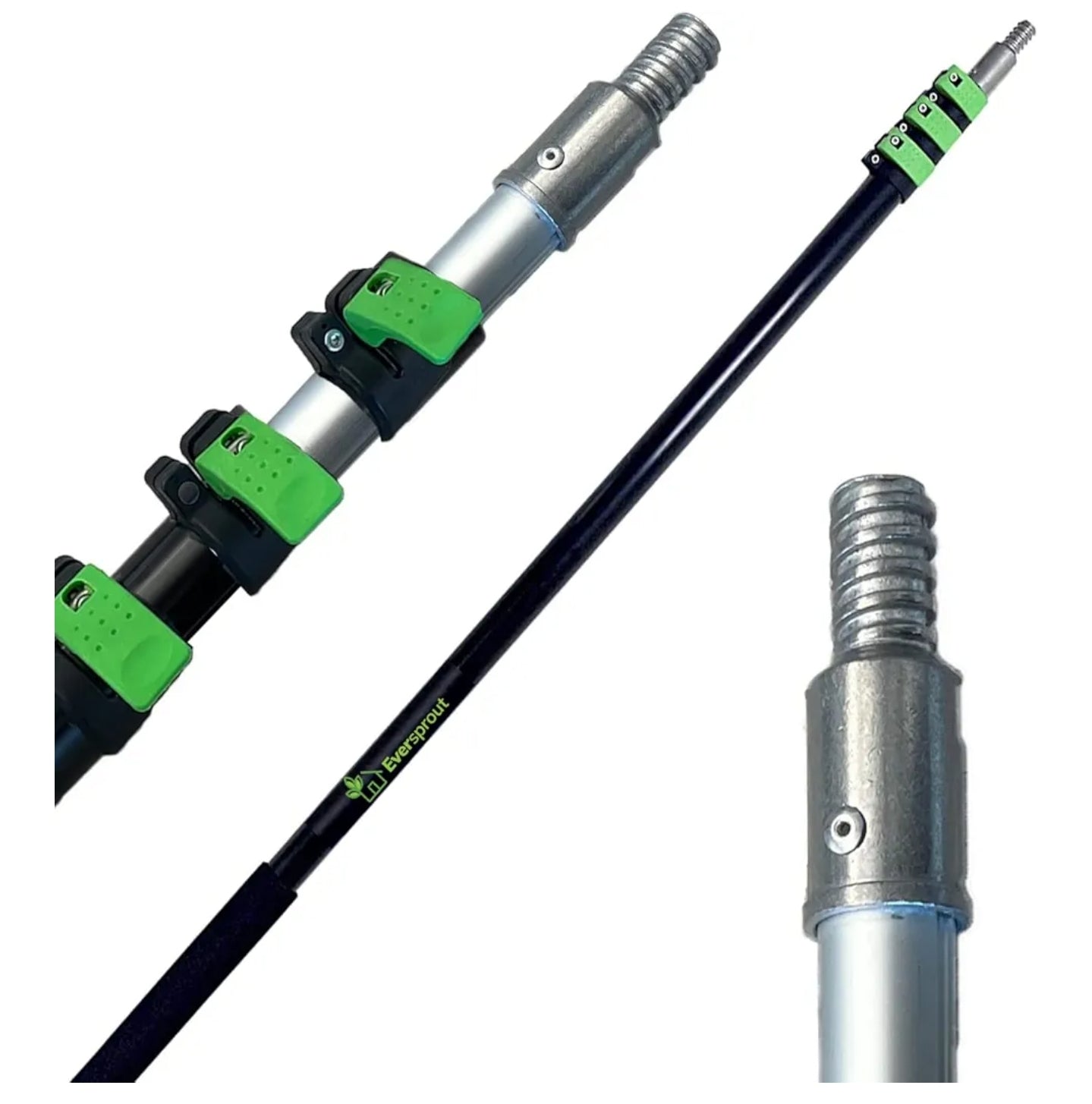 7-to-24 Foot Telescopic Extension Pole (30 Foot Reach)