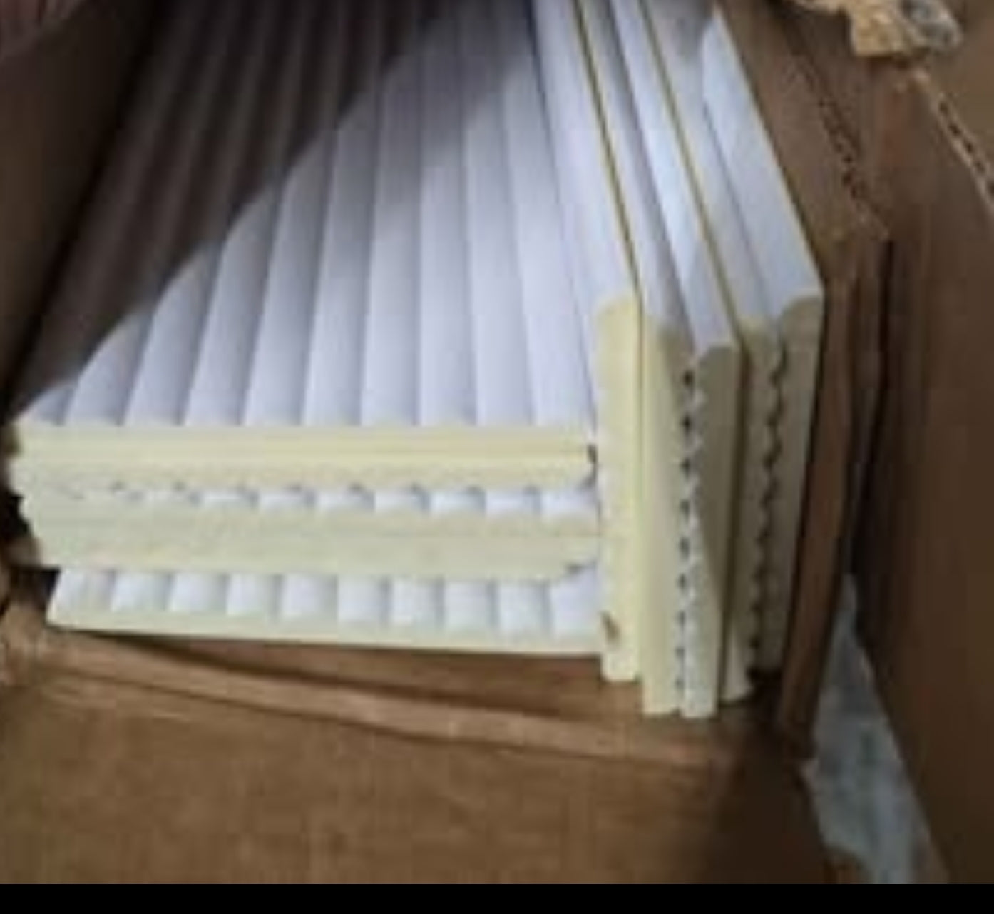 4-in x 94-in Smooth White Composite Wall Panel, 11-Pack (33 sq ft)