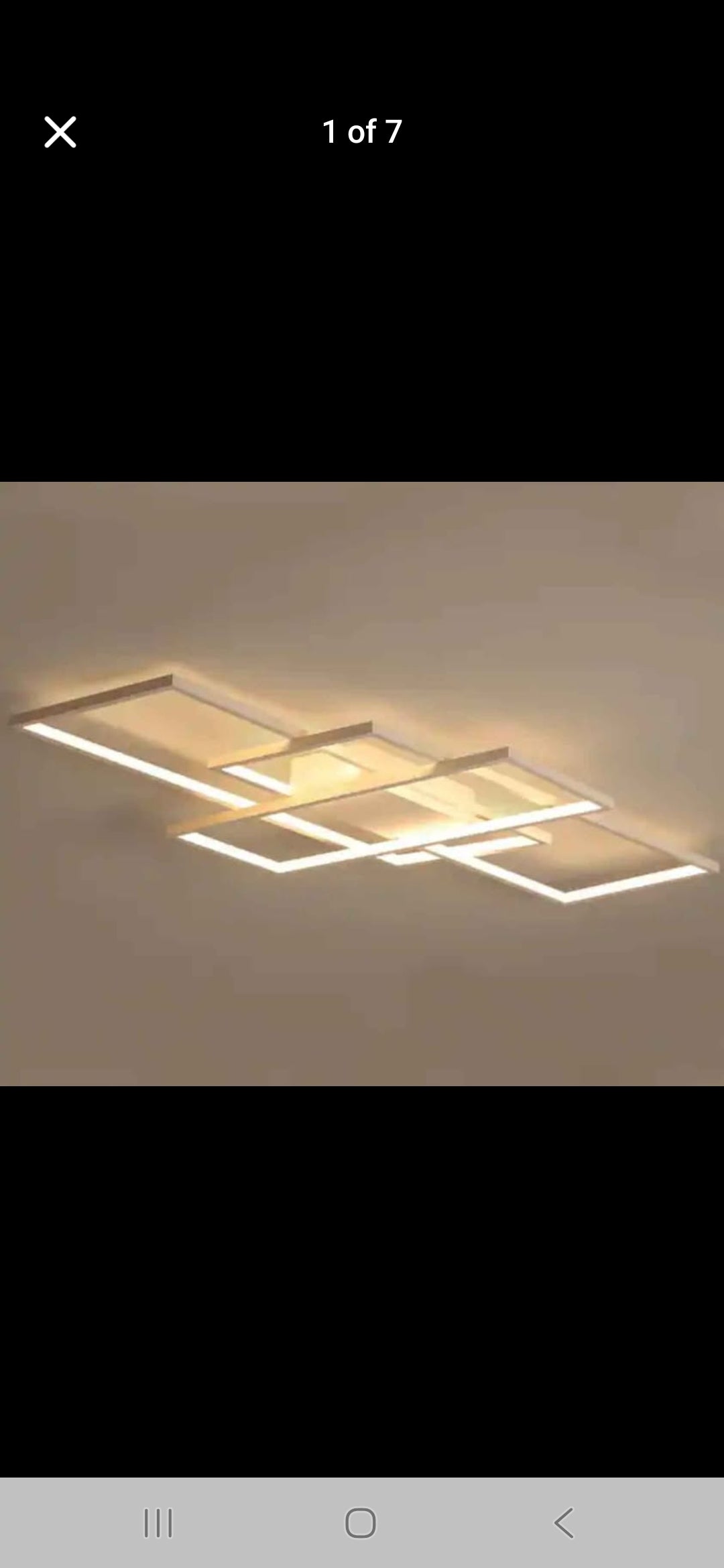 1-Light Modern White Selectable LED Square Acrylic Dimmable Flush Mount 2G