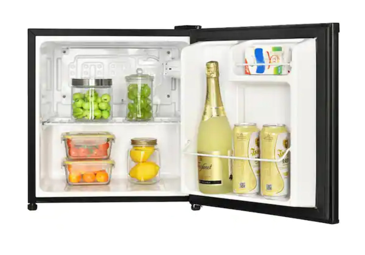 1.7 cu. ft. Freezerless Mini Fridge in Black