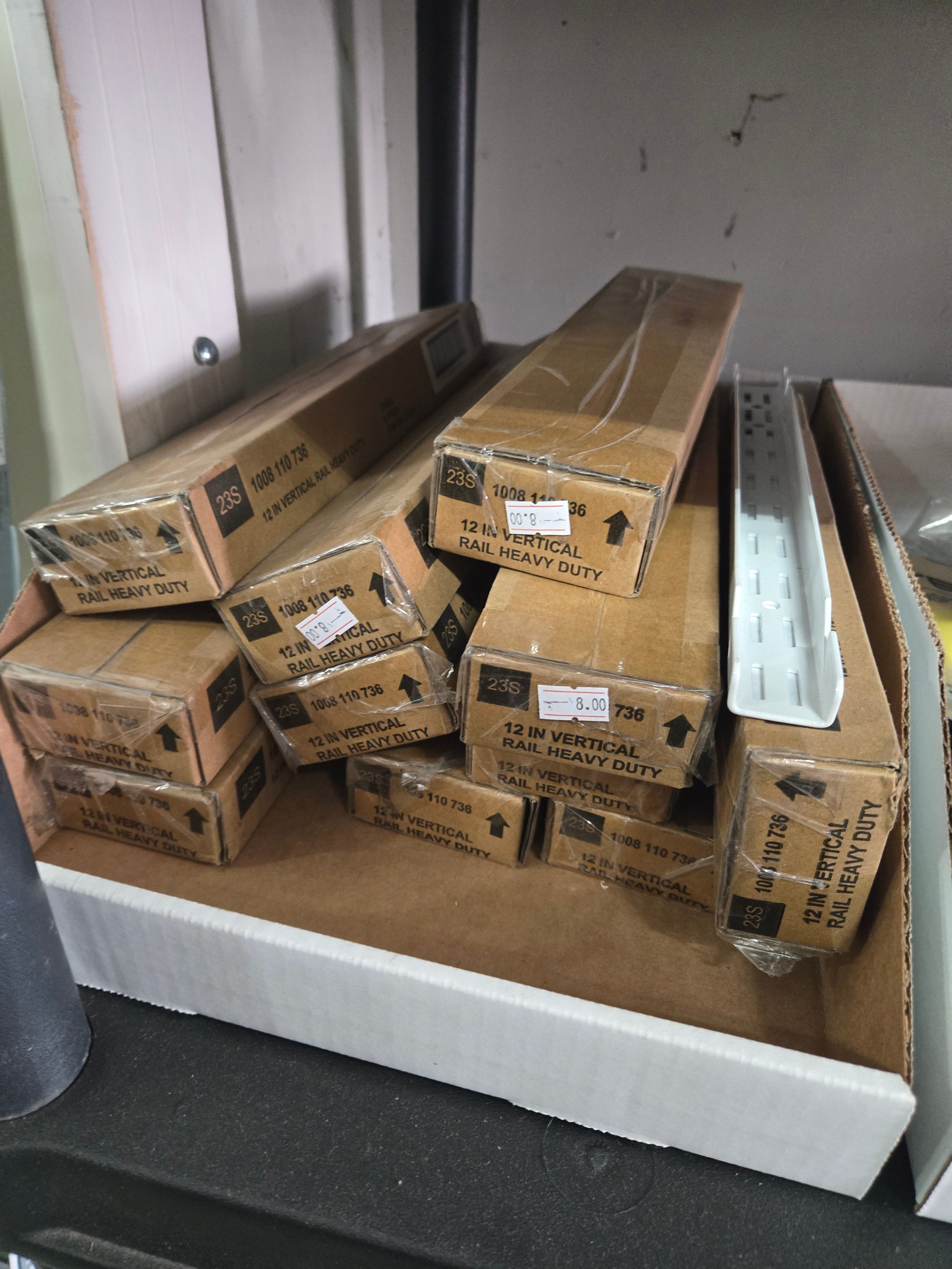 12 Inch Vertical Rail Heavy Duty