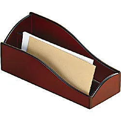 Office Depot® Brand Curved Wood Letter Sorter, Brown