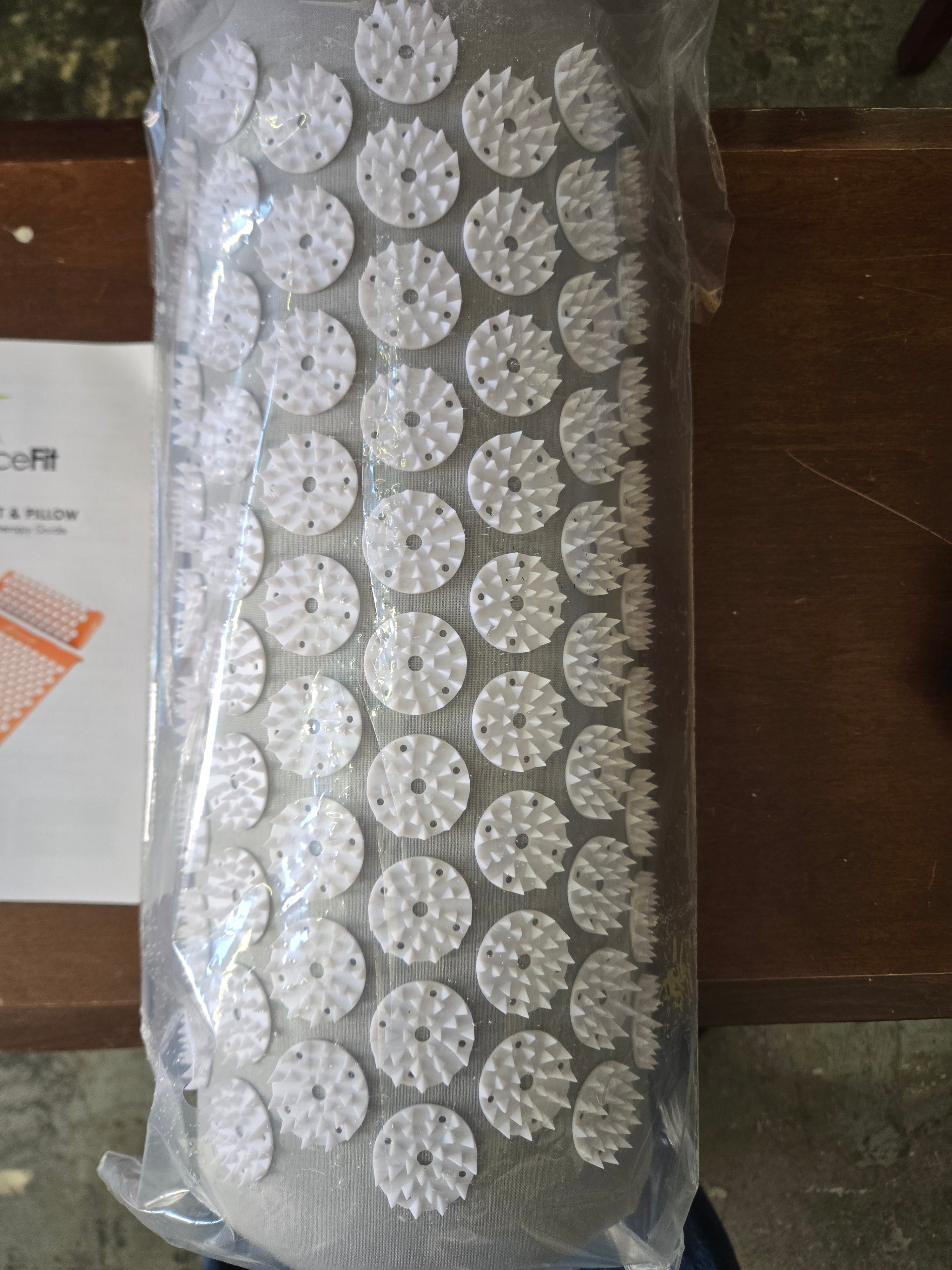 Prosource Fit Acupressure Mat & Pillow Gray