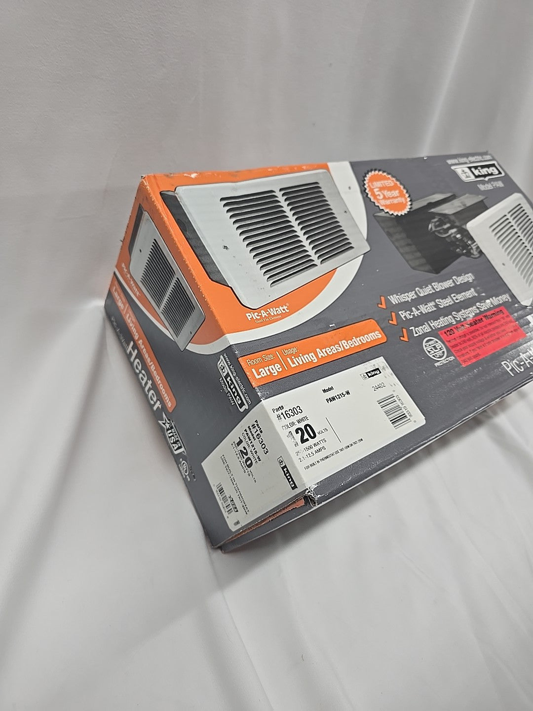 PAW1215-W 120V PAW Electric Wall Heater