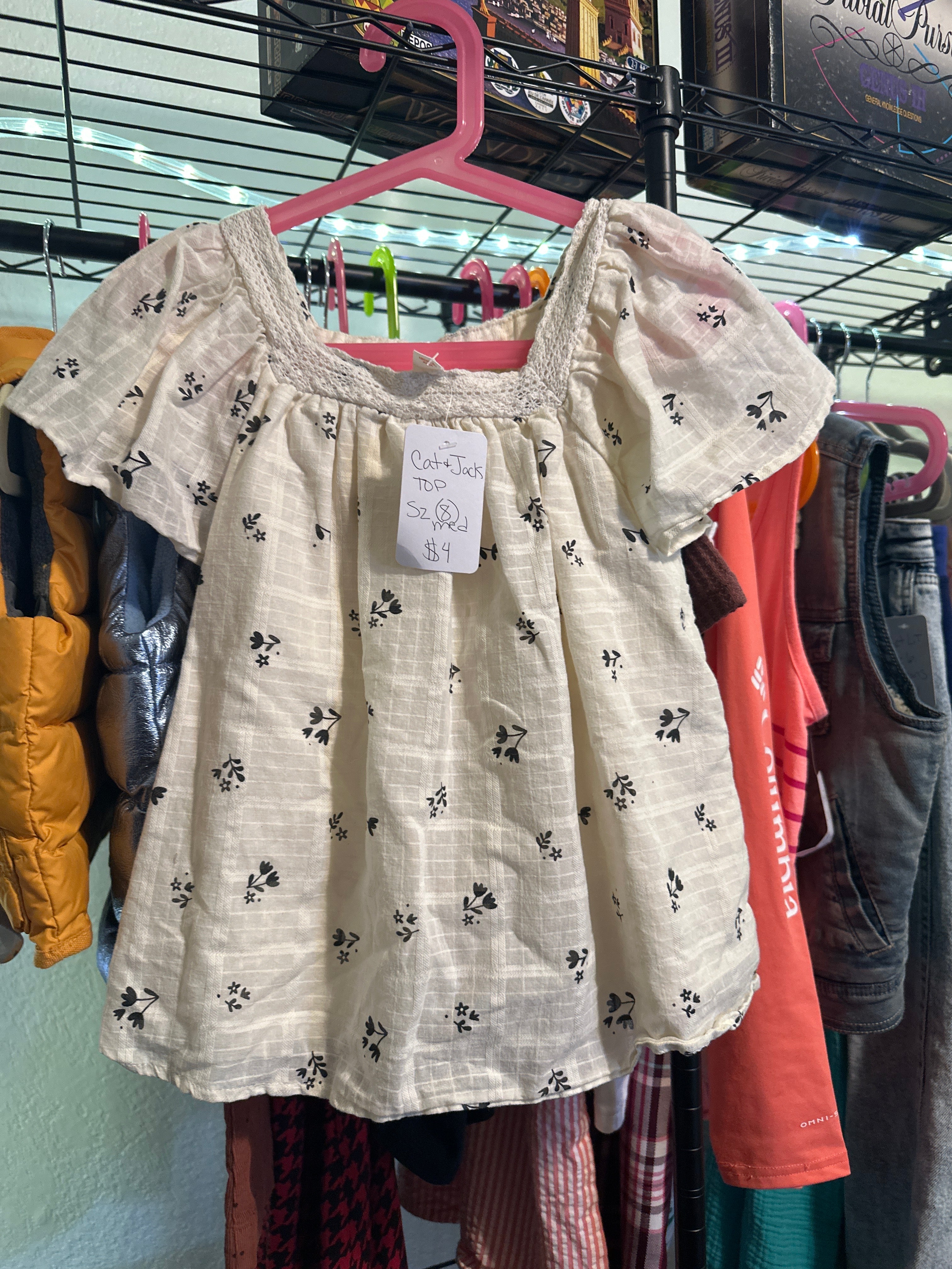 Kids Cat & Jack Top (8) Med