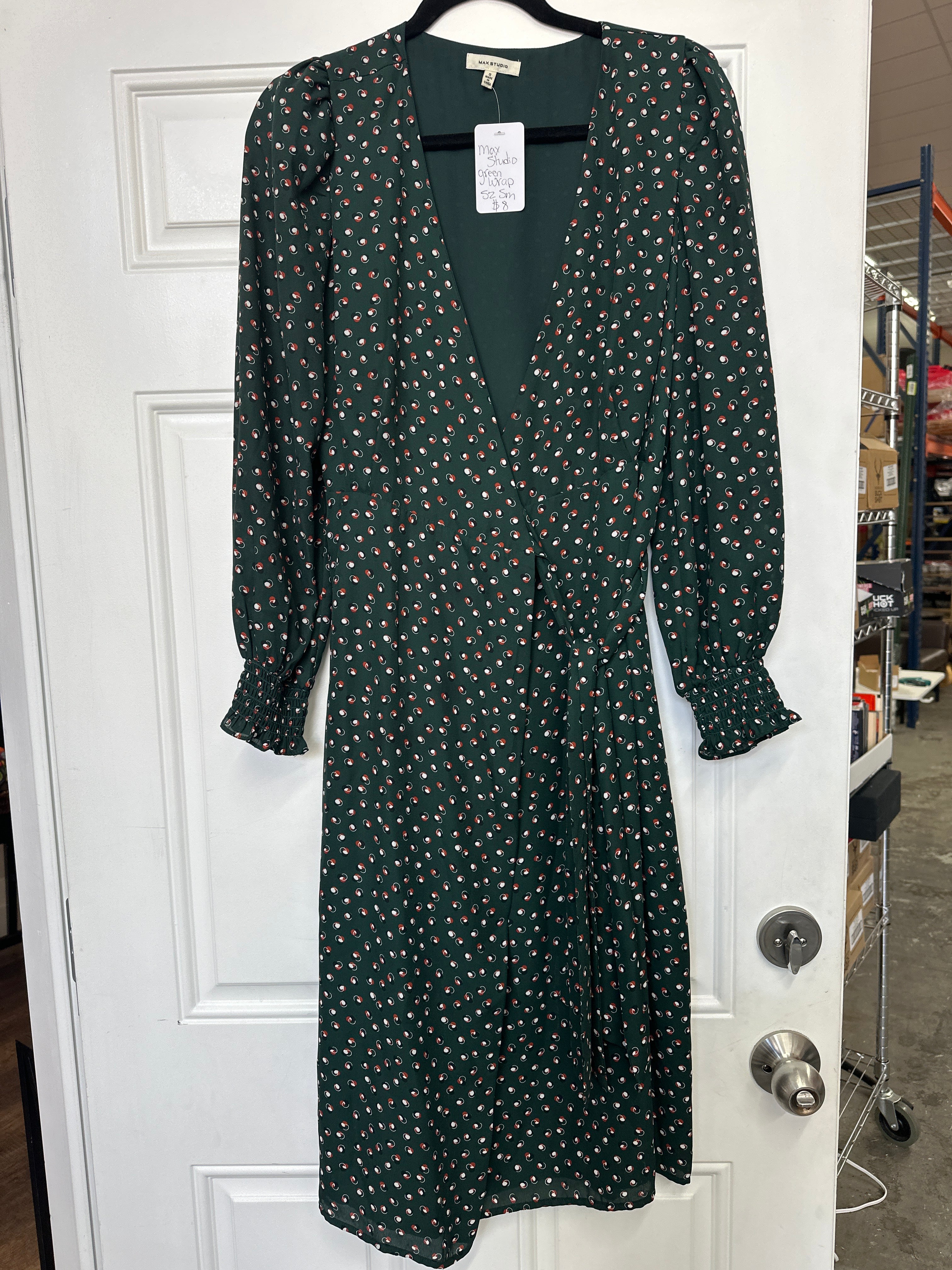 Max Studio Wrap Dress- Small